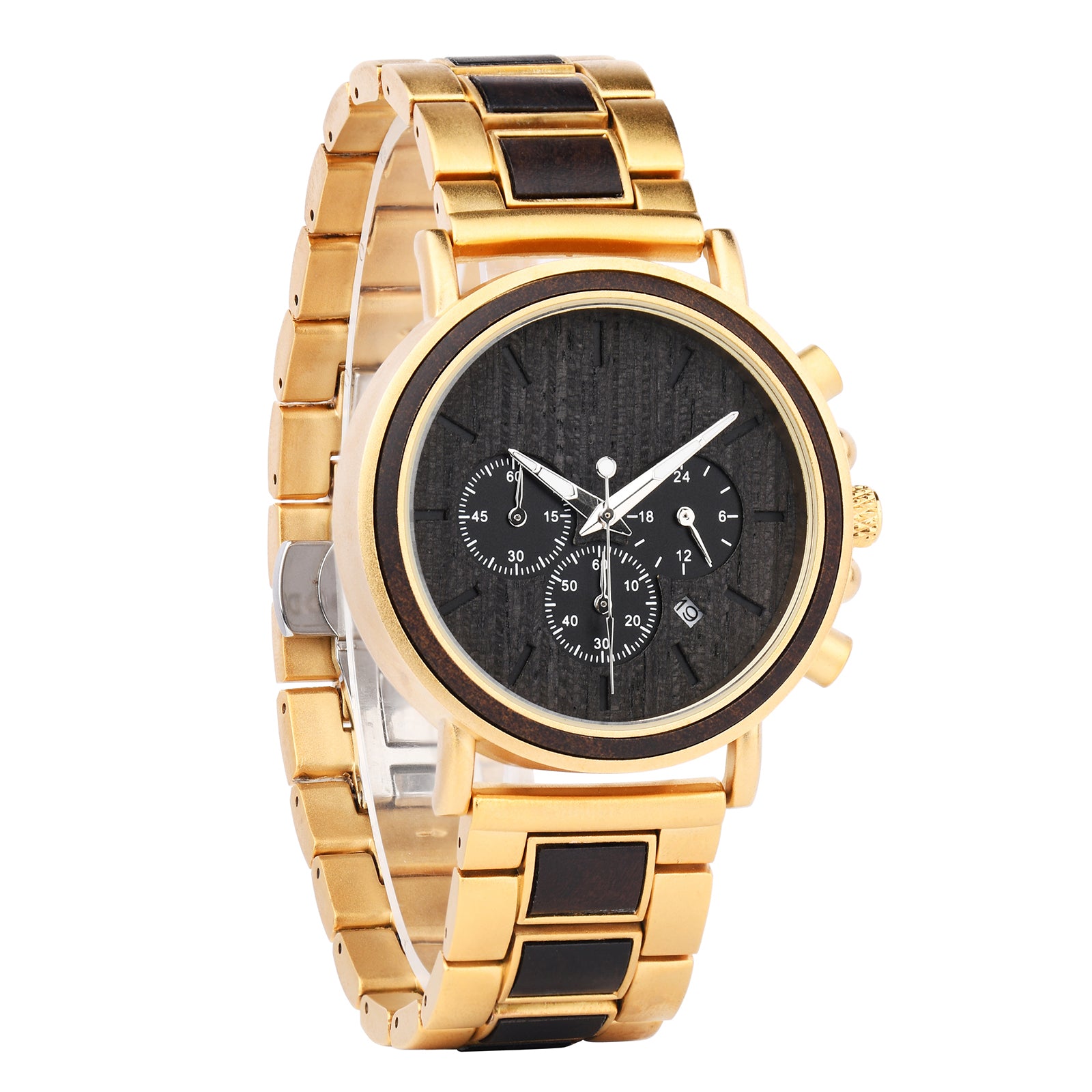AURIGNUM - Men Wood Watch Chronograph