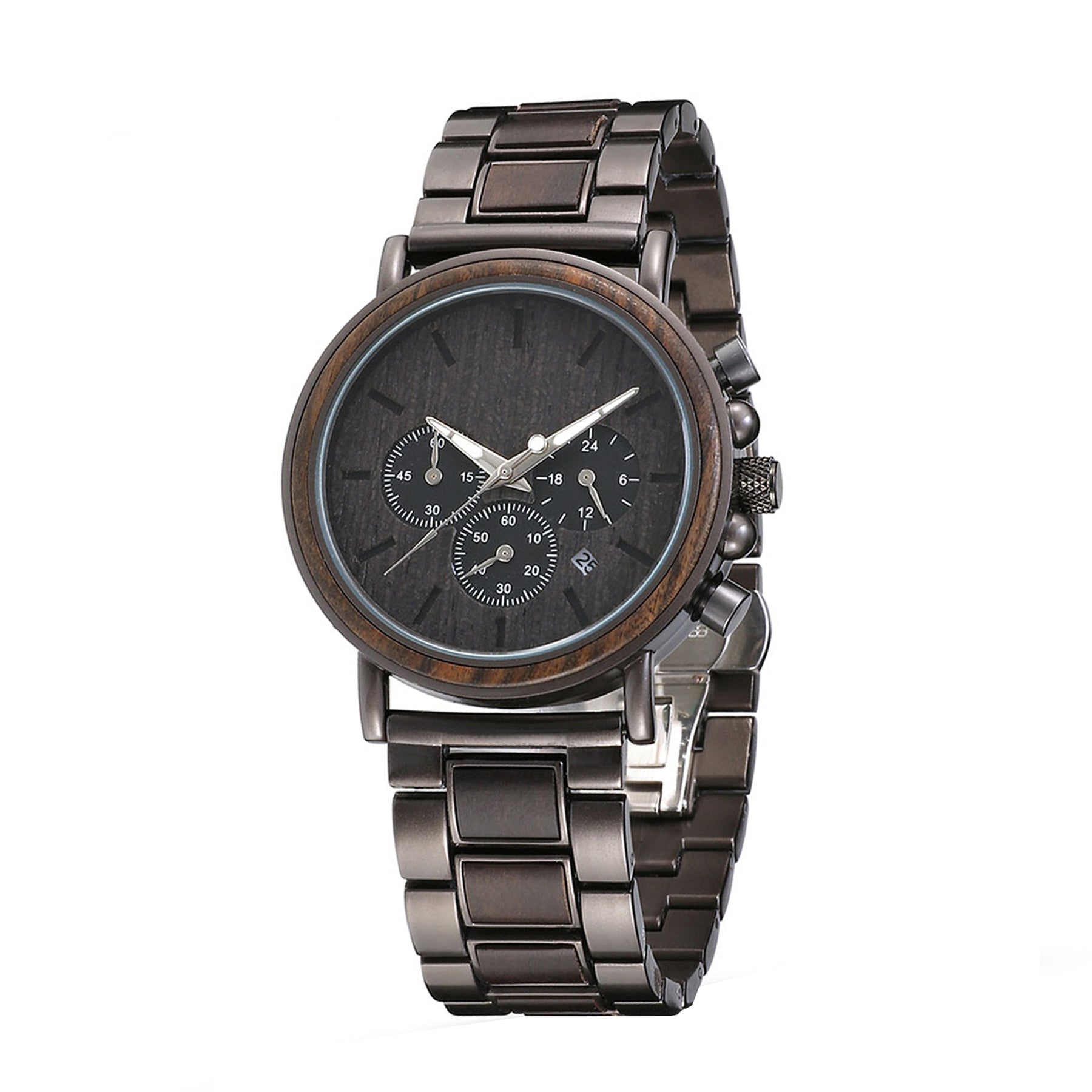 DUSKFORGE - Men Wood Watch Chronograph