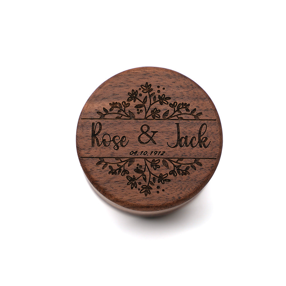 Anse-Wooden Ring Box Personalized Gift