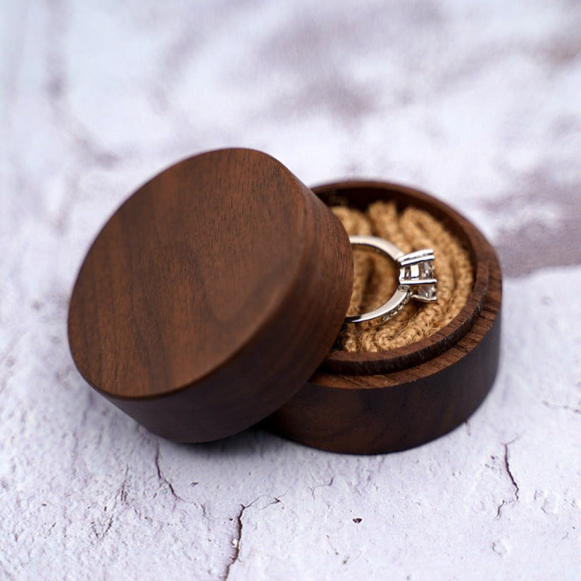 Anse-Wooden Ring Box Personalized Gift
