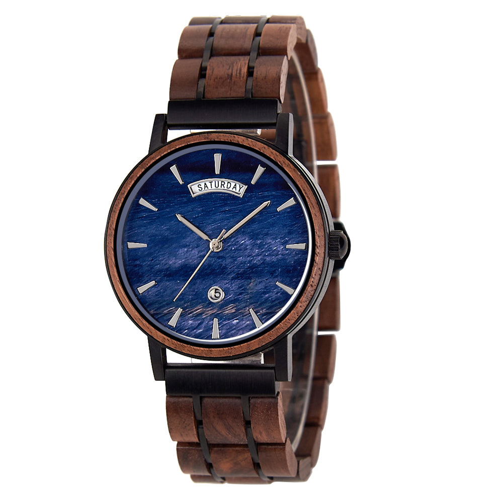 AQUALUX - Men Wood Watch