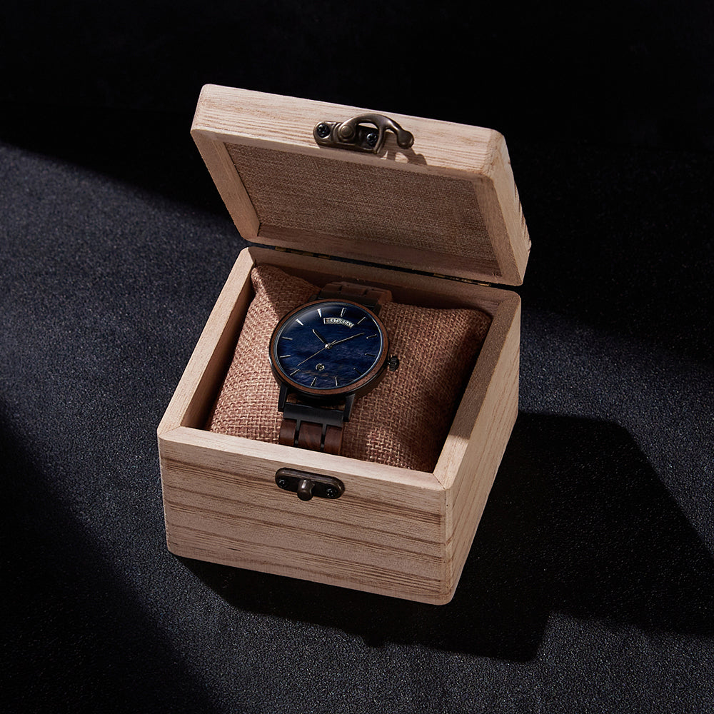 AQUALUX - Men Wood Watch