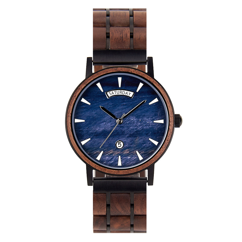 AQUALUX - Men Wood Watch