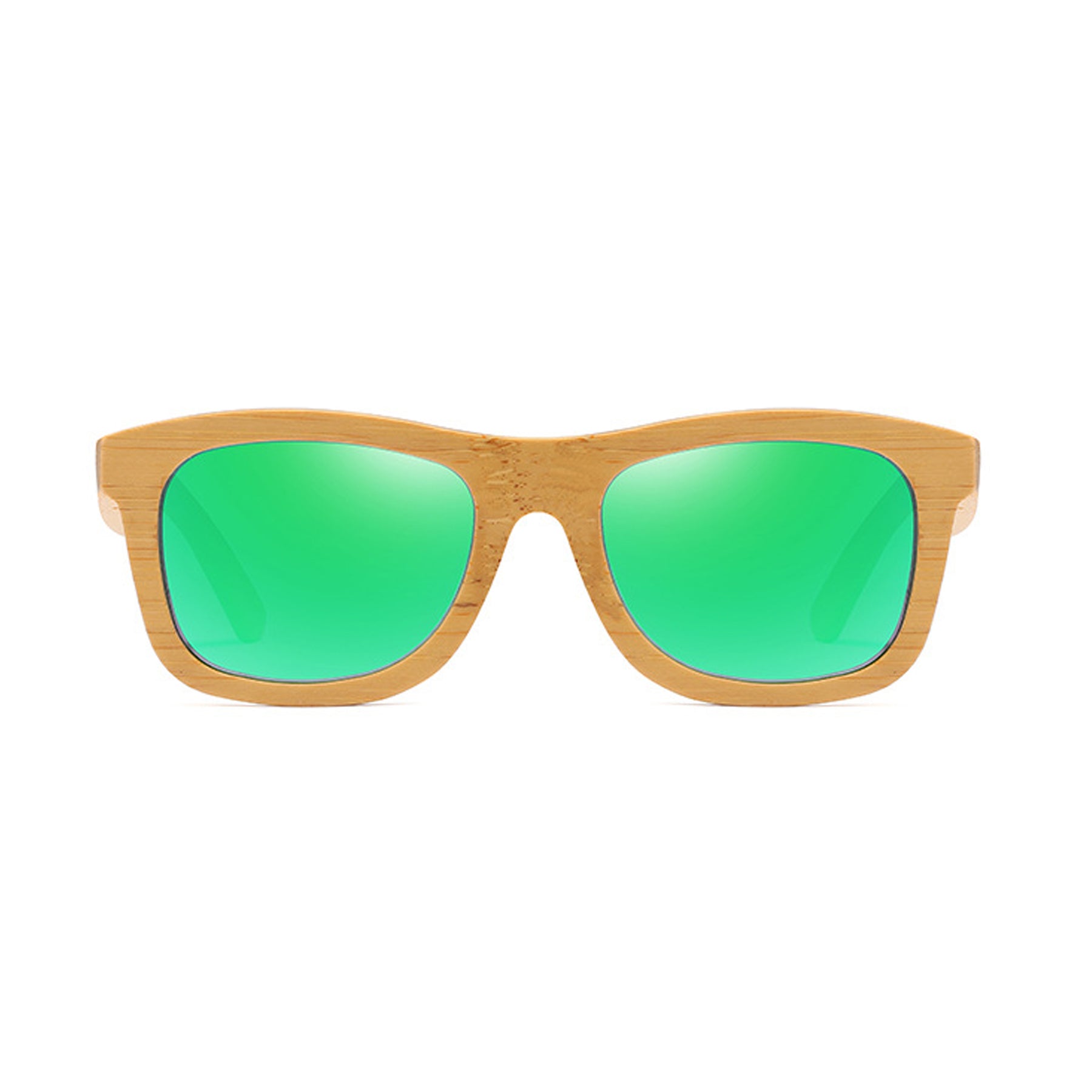 Lunettes de soleil en bambou à verres bruns Palawan