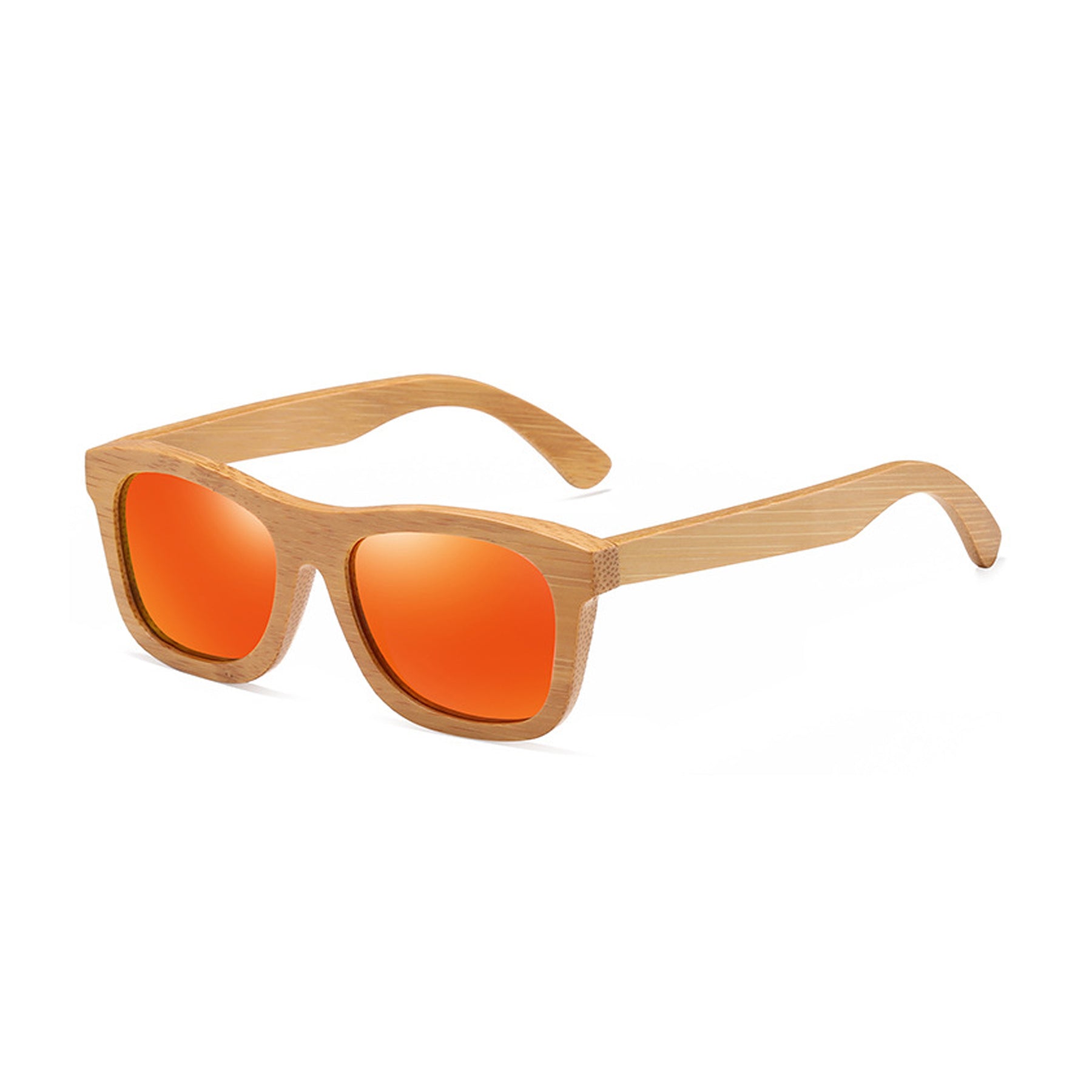 Lunettes de soleil en bambou à verres bruns Palawan