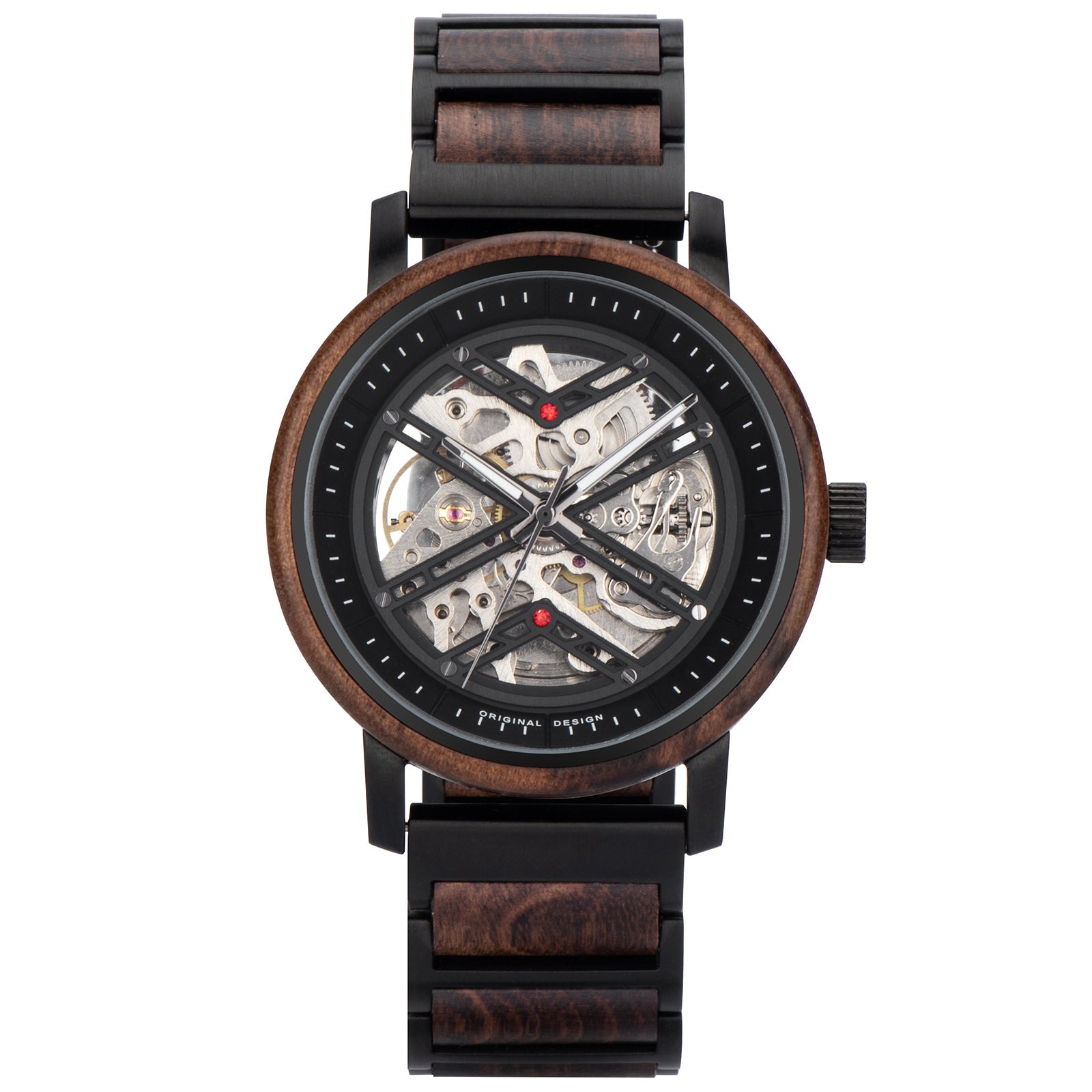 NOCTILIGN - Men Wood Watch Automatic Mechanical