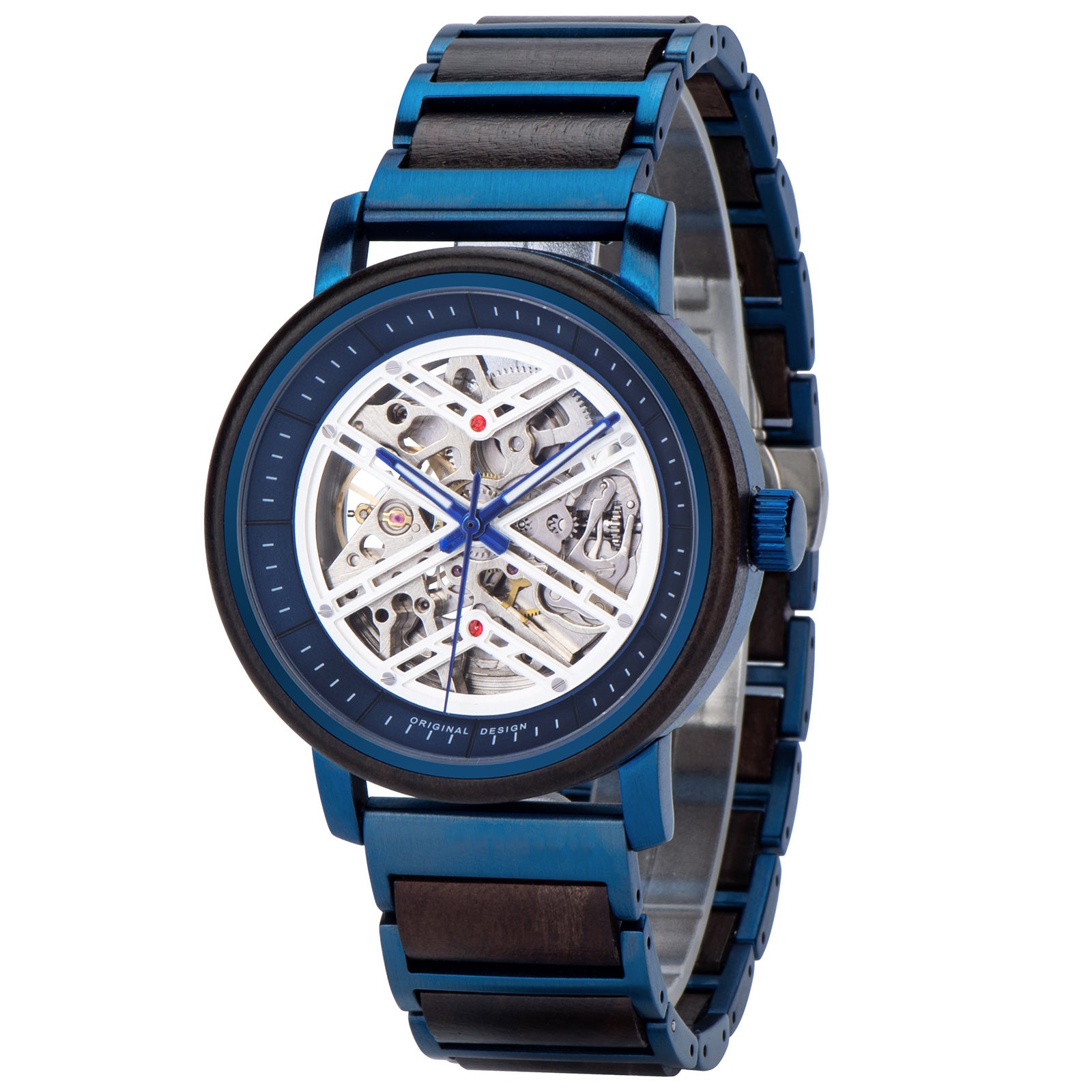 CERULETHOS - Men Wood Watch Automatic Mechanical