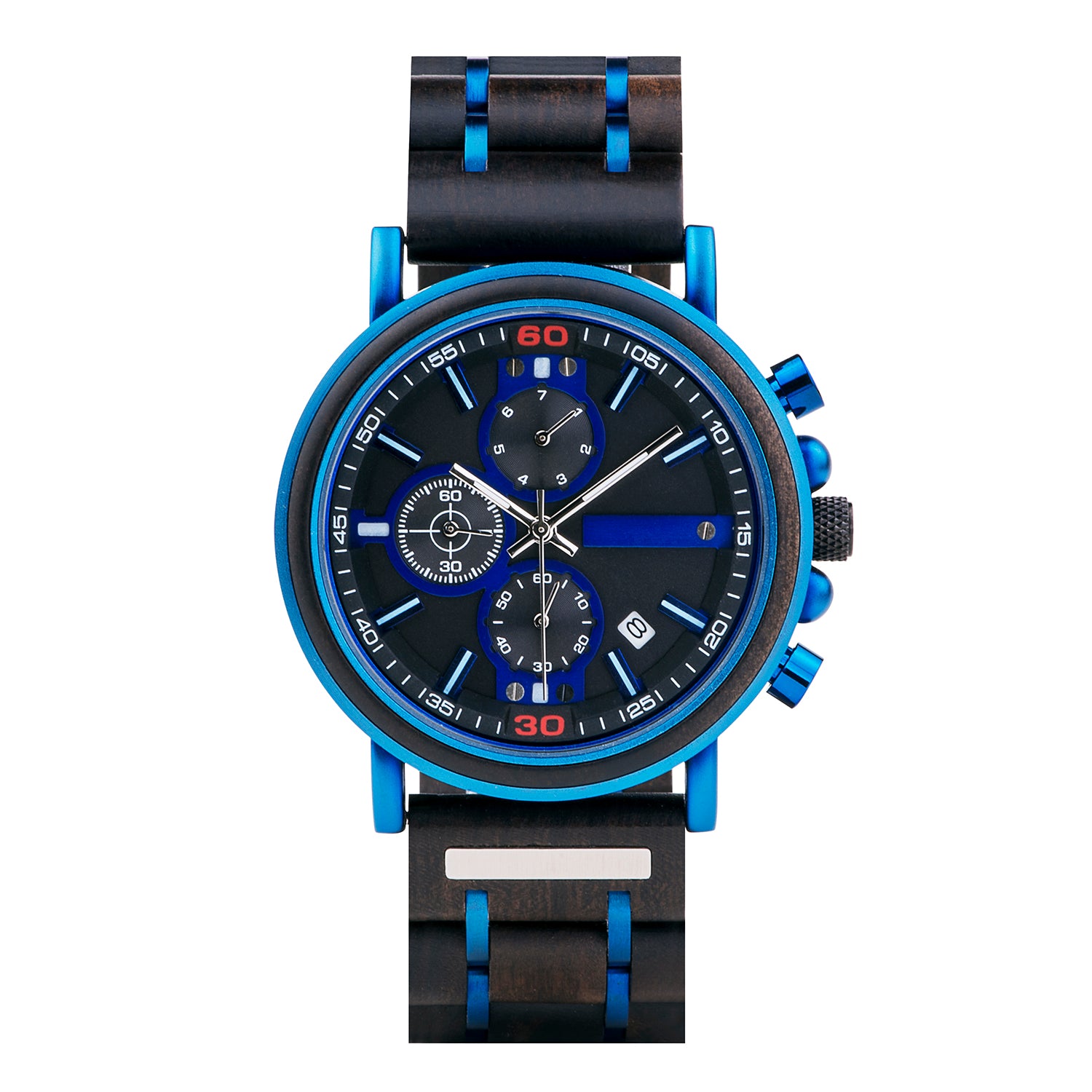TERRASTEEL - Men Wood Watch Chronograph