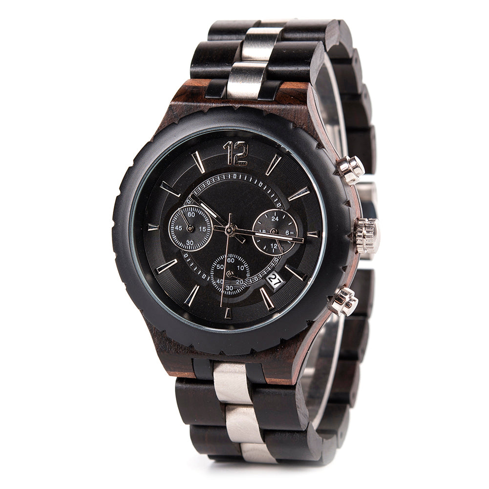 VANGUARD - Men Wood Watch Chronograph