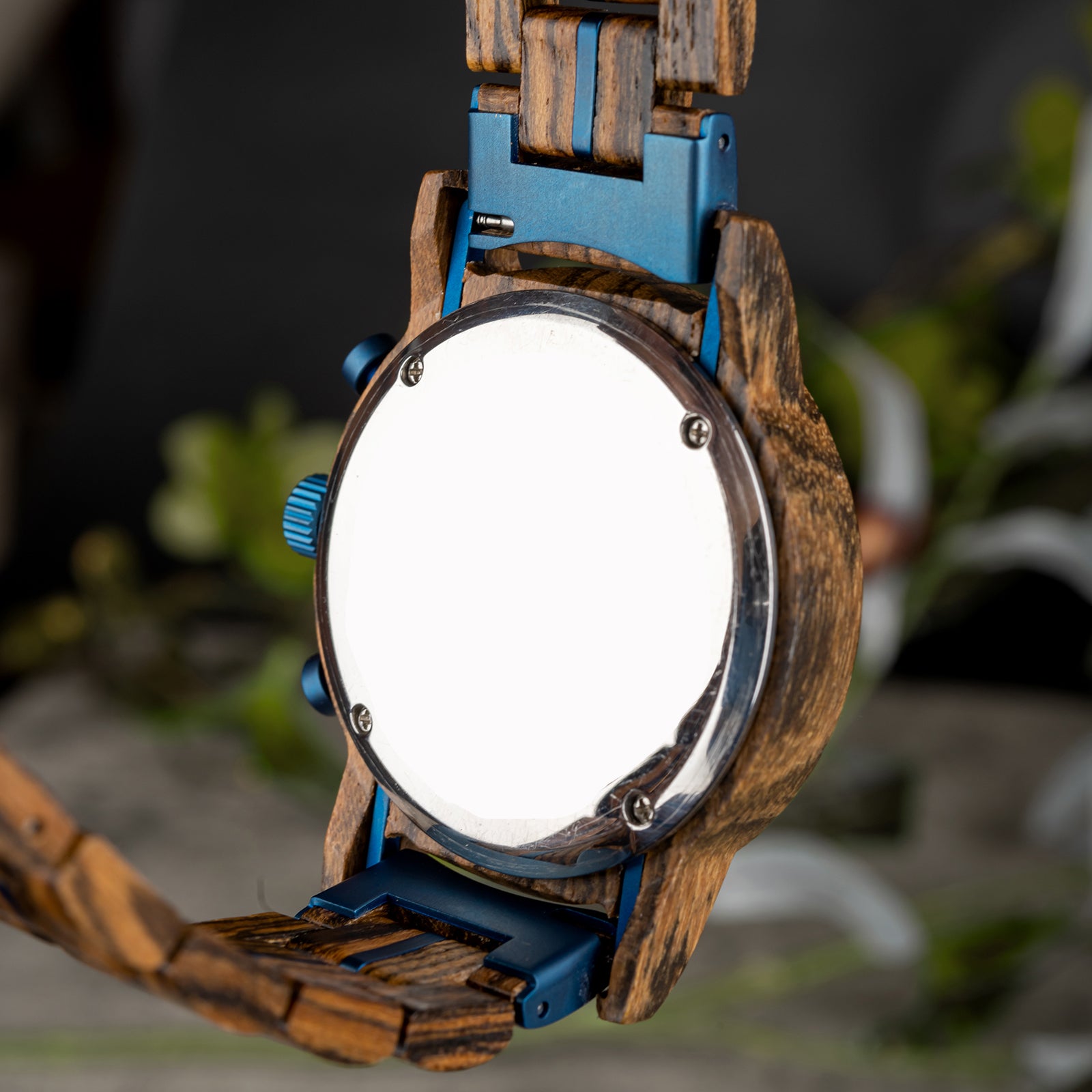 BLUESCALE - Men Wood Watch Chronograph