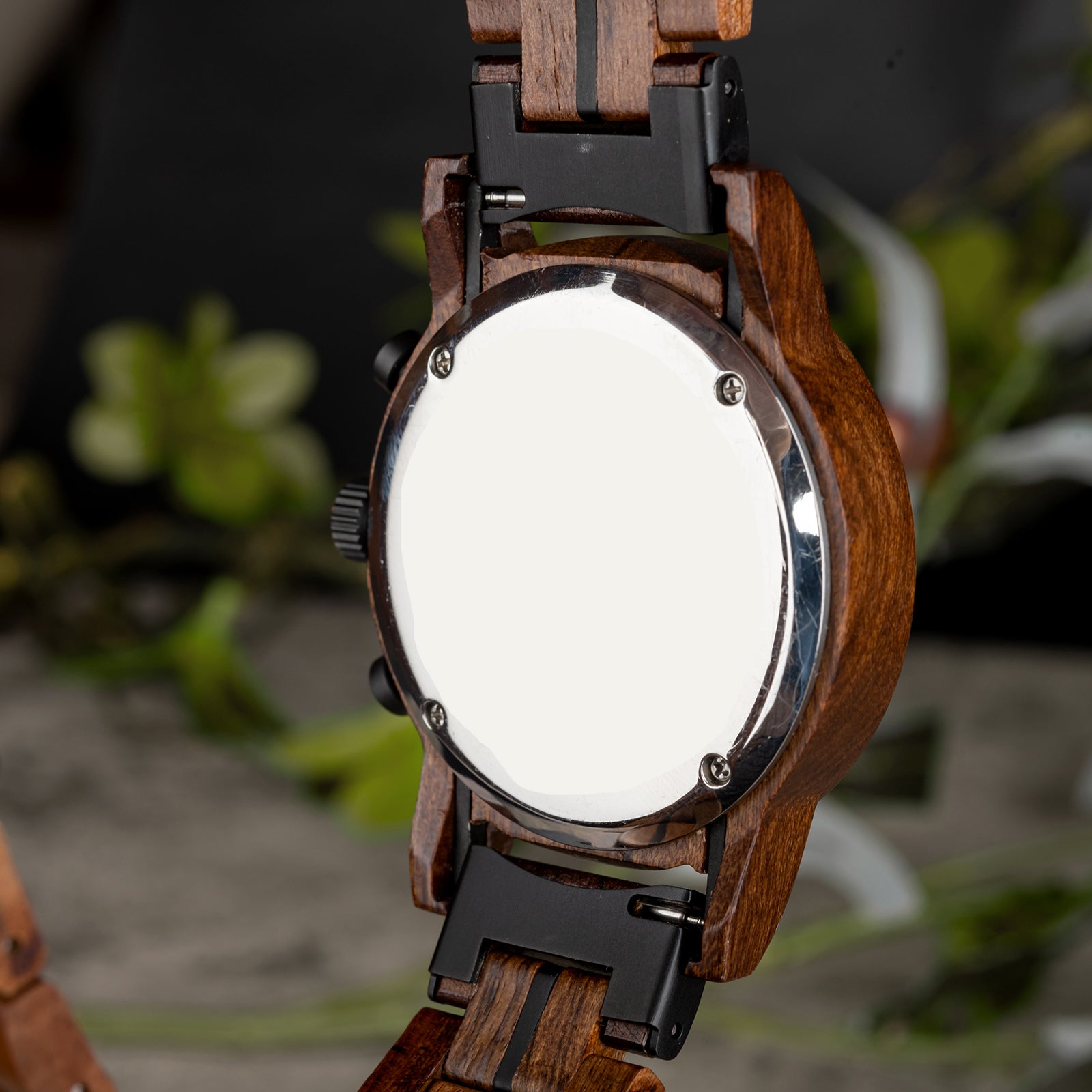 GRAPHITE - Men Wood Watch Chronograph