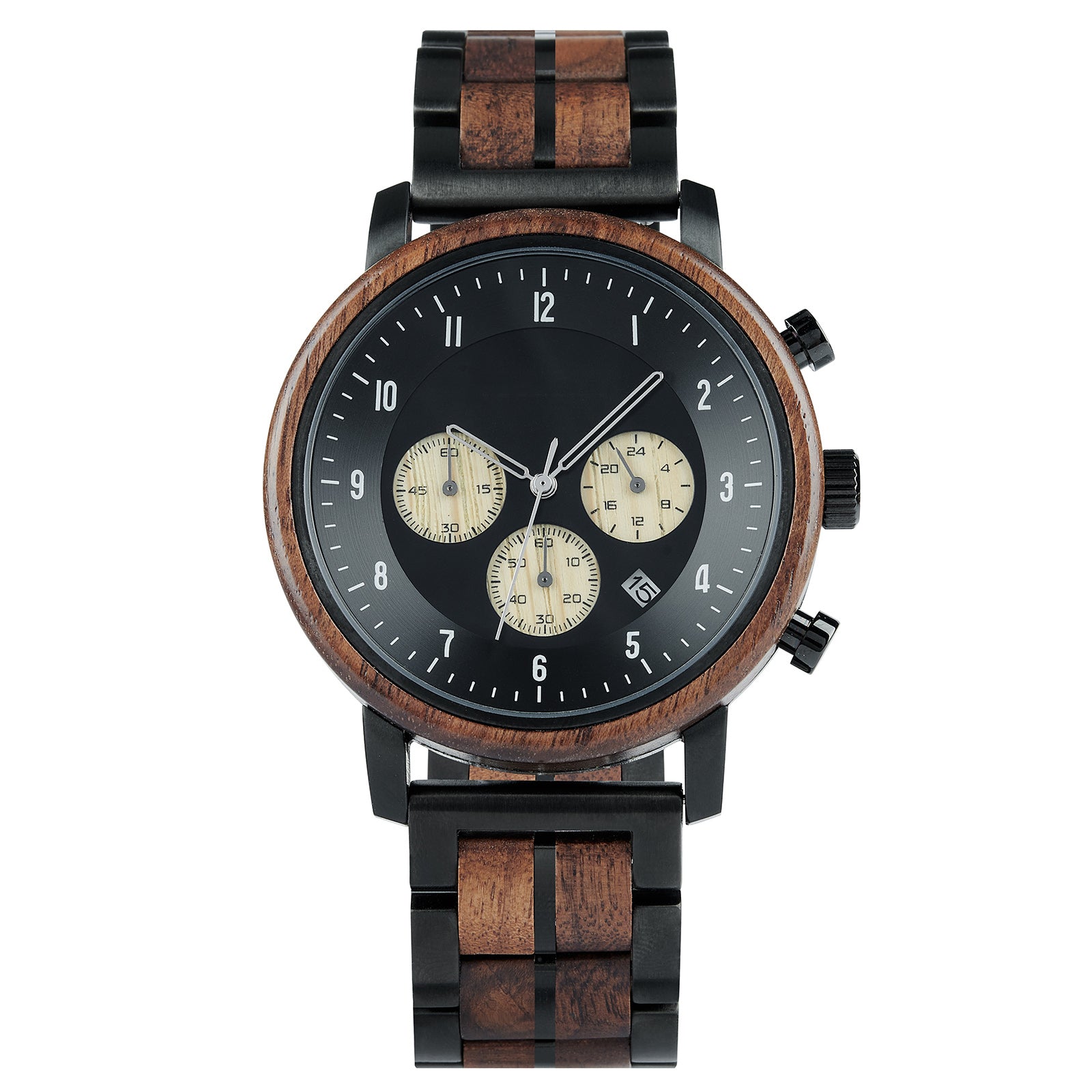 NOIRWOOD - Men Wood Watch Chronograph