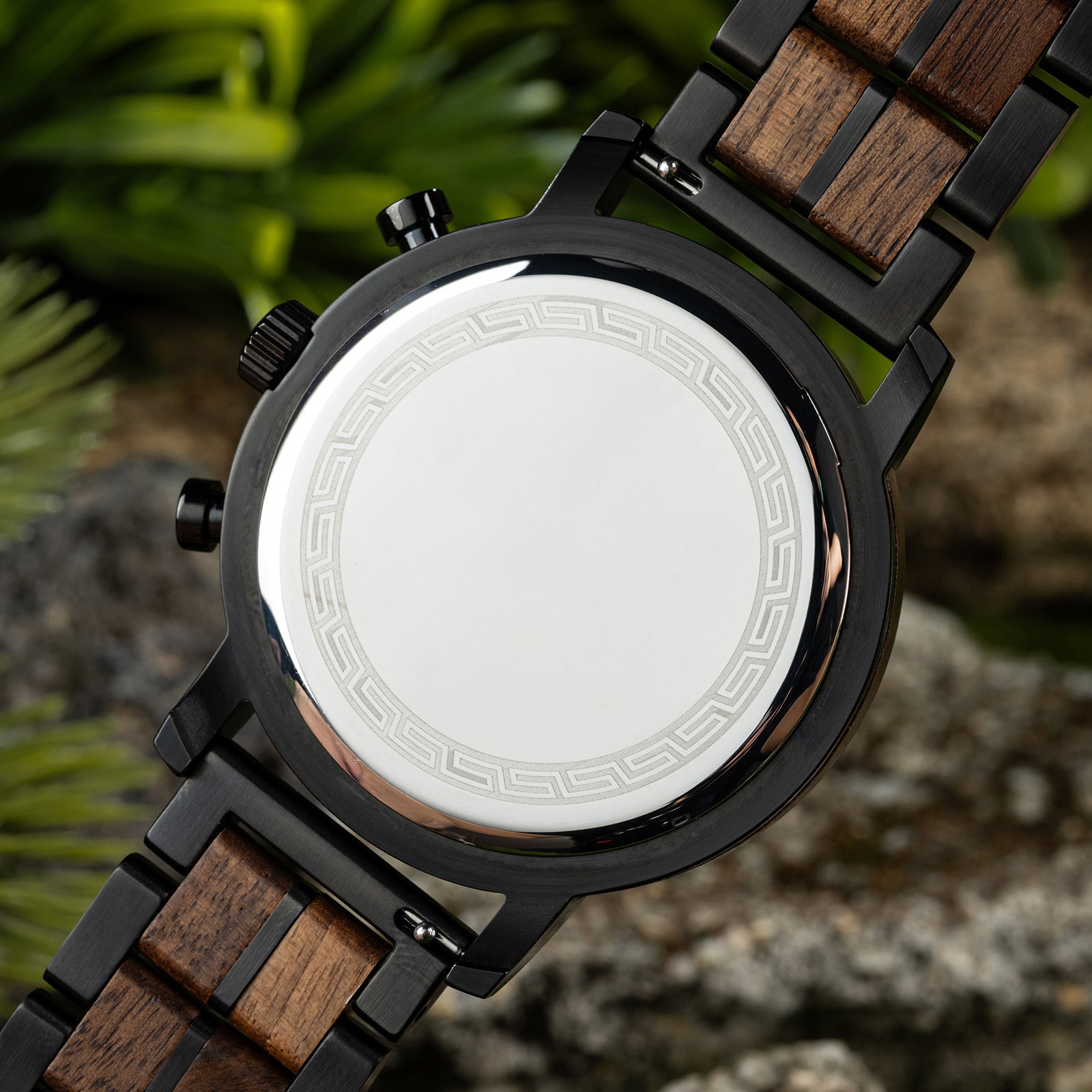 WALNUTEC - Men Wood Watch Chronograph