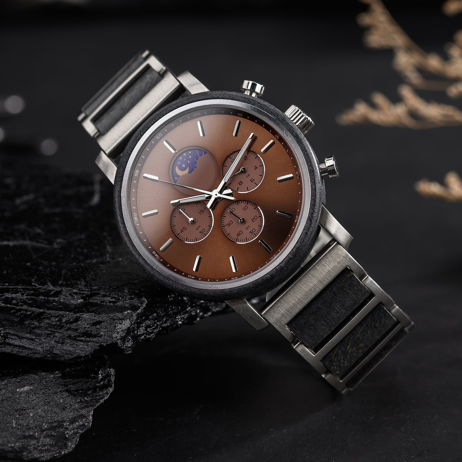 IRONBARK - Men Wood Watch Chronograph