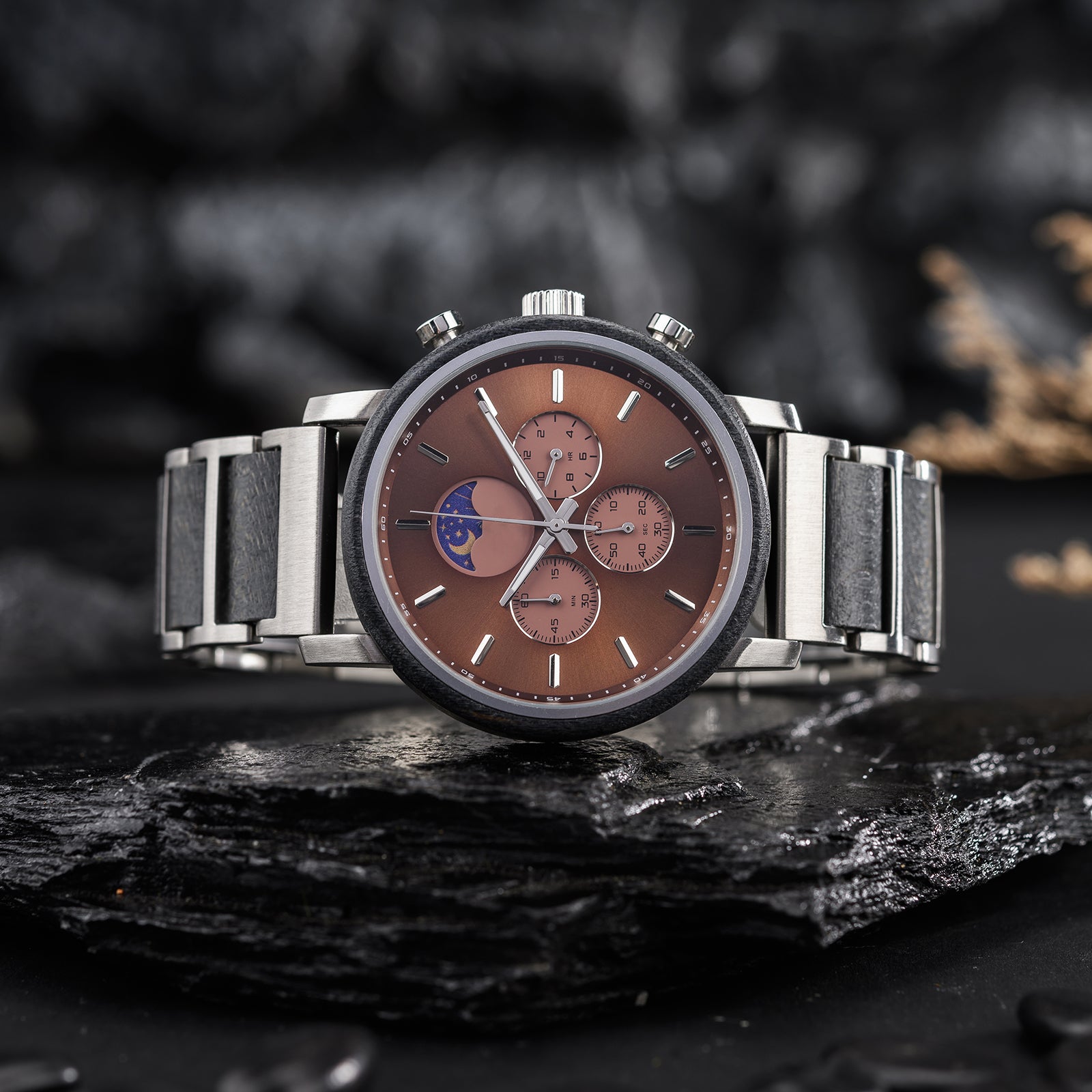 IRONBARK - Men Wood Watch Chronograph