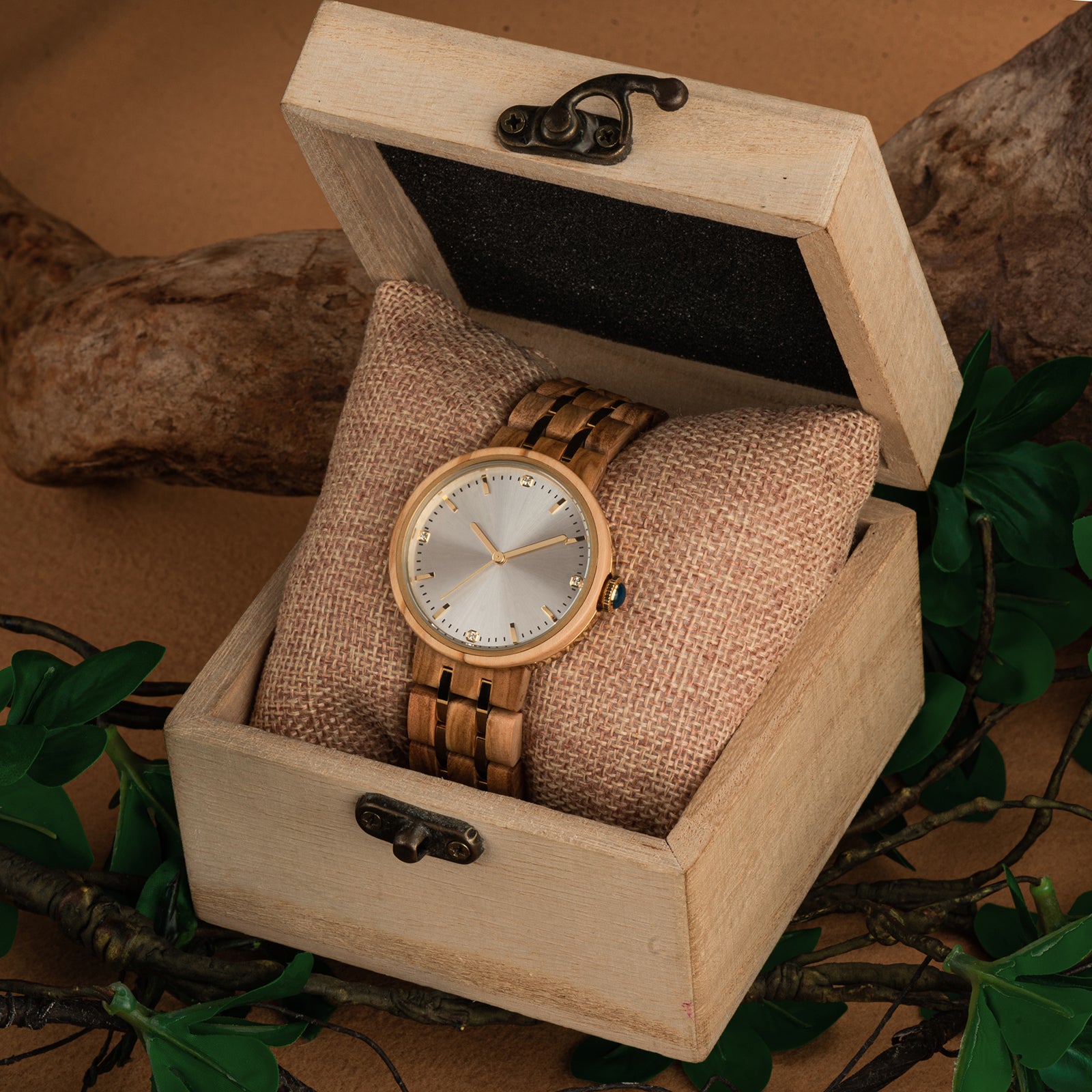 OLIVINE - Women Wood Watch