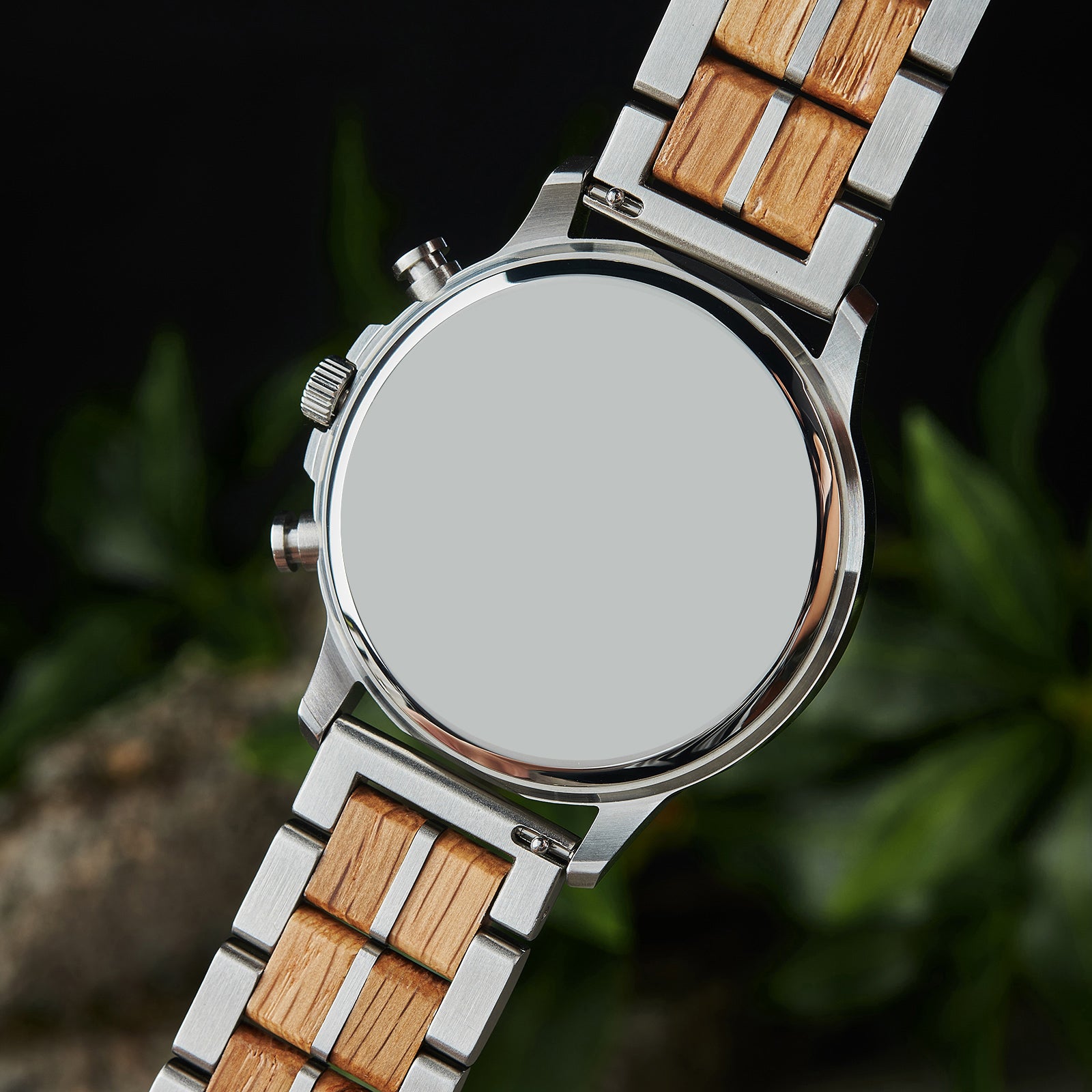 NOIROAK - Men Wood Watch Chronograph