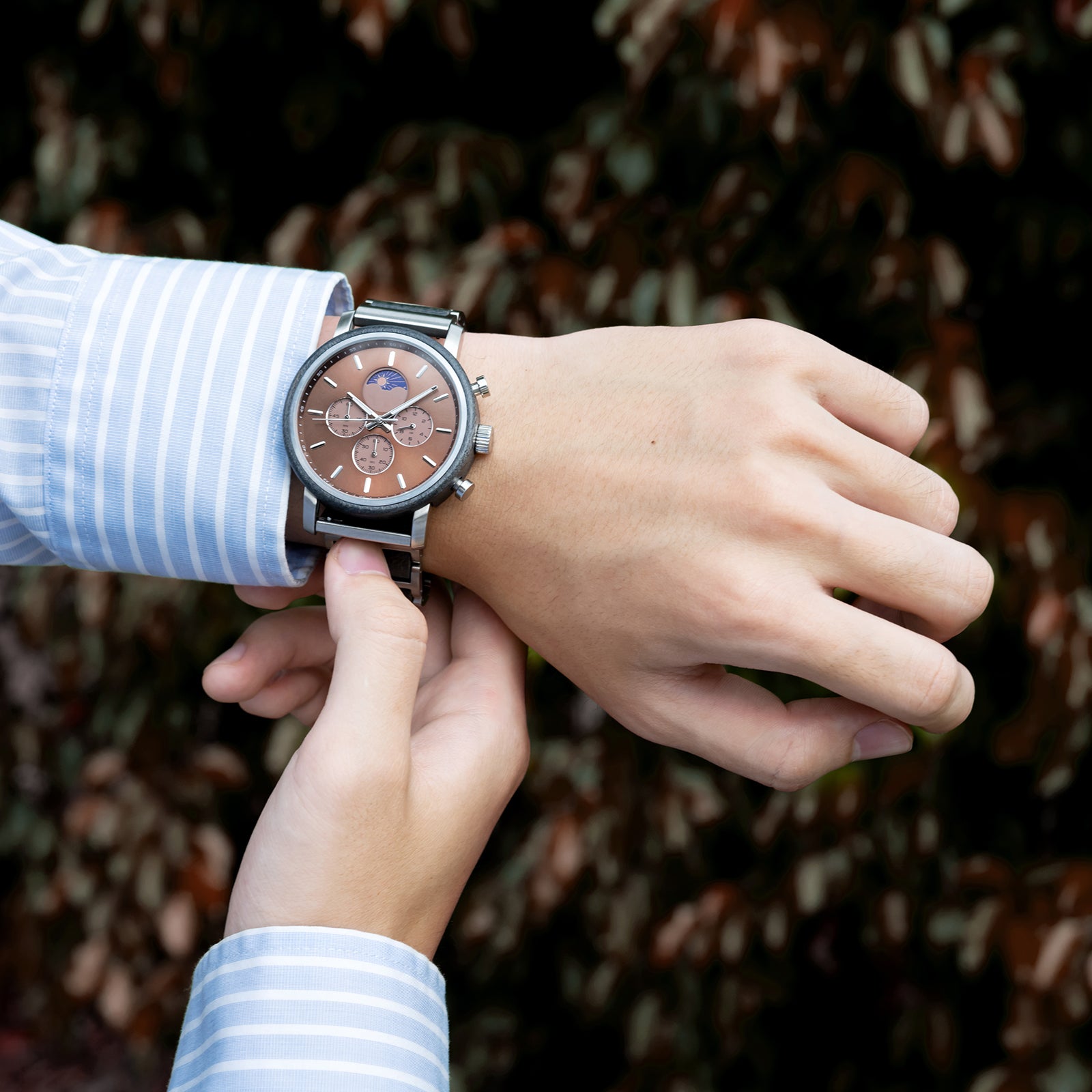 IRONBARK - Men Wood Watch Chronograph