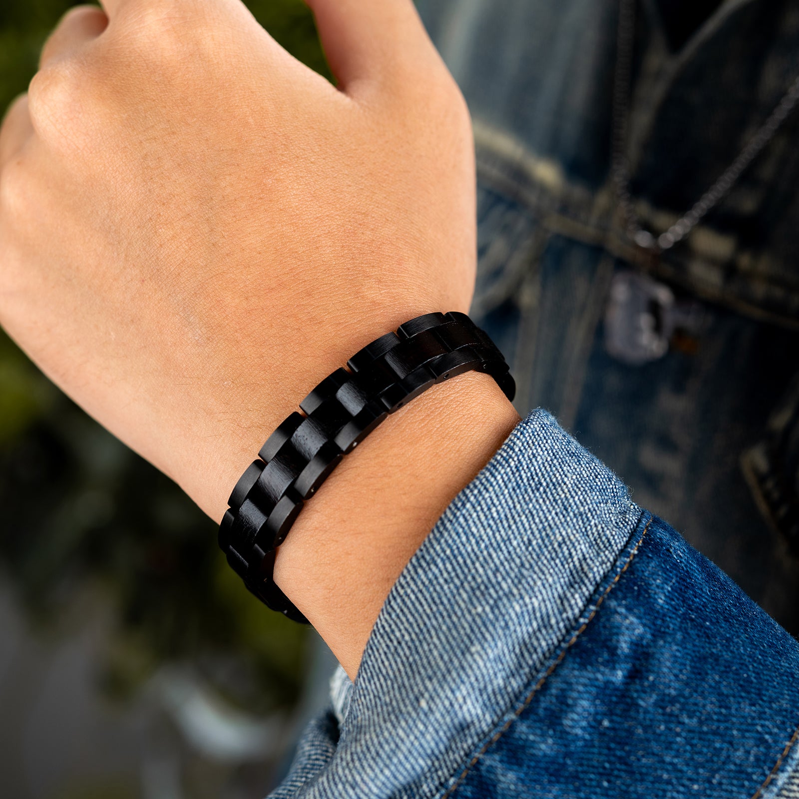 EBON - Unisex Wooden Bracelet