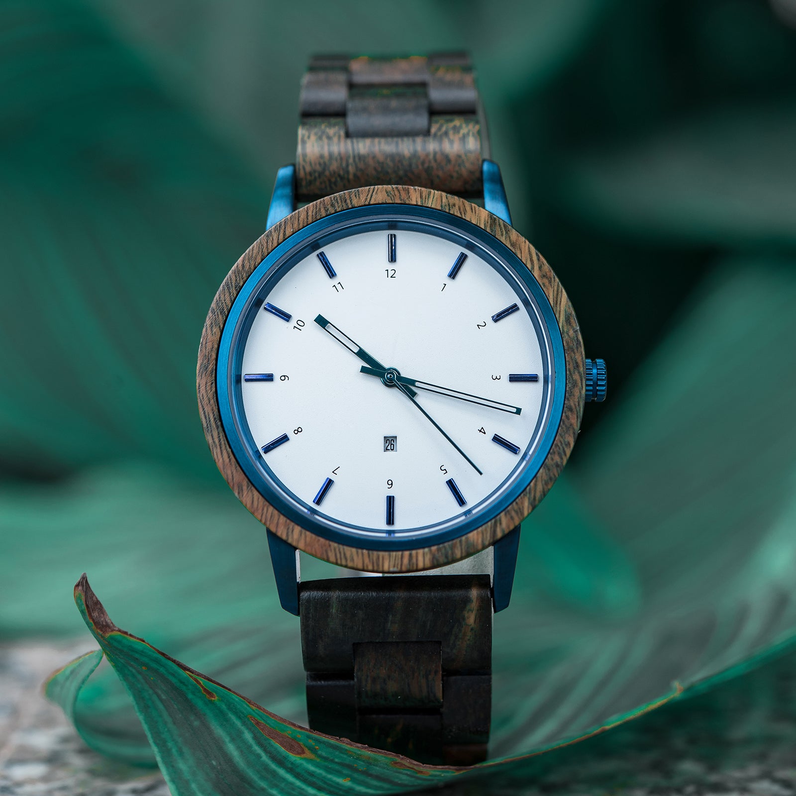 TIDE - Men Wood Watch