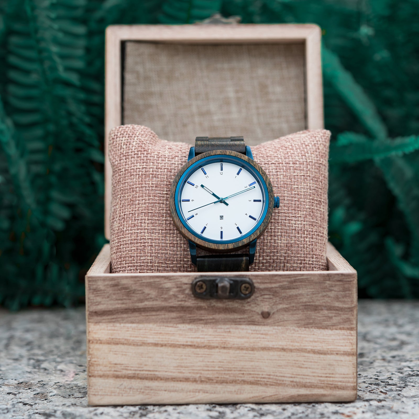 TIDE - Men Wood Watch