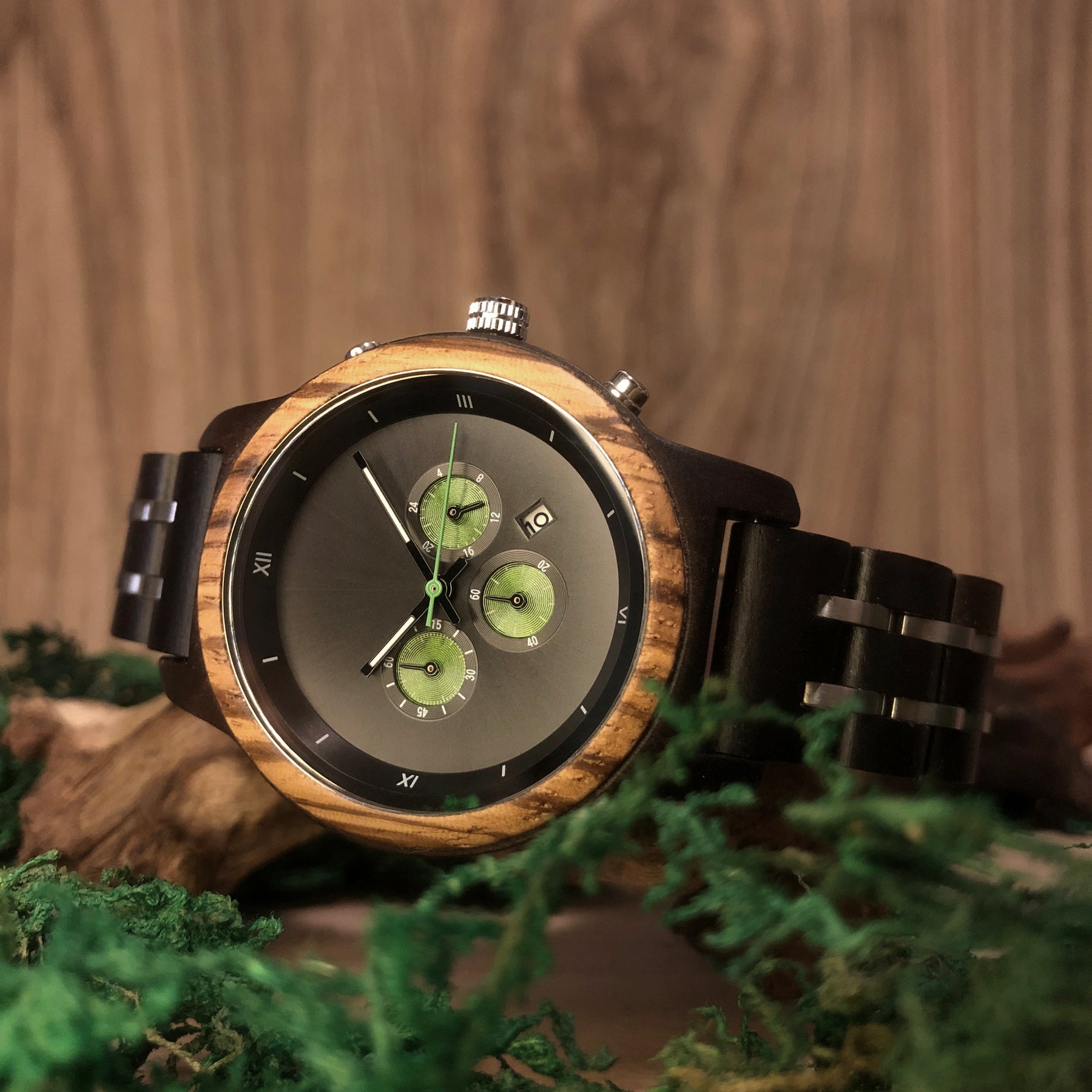 UMBRAE - Women Wood Watch Chronograph