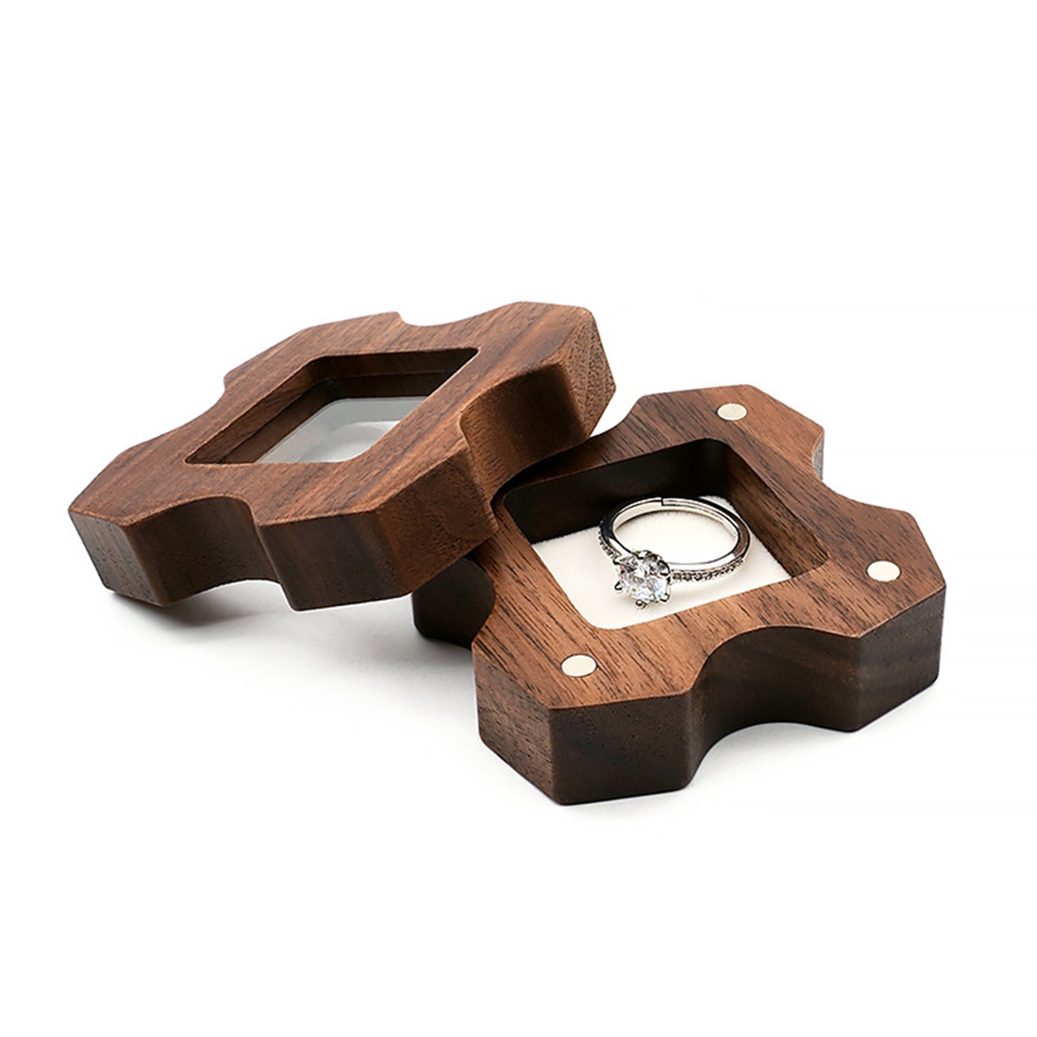 Ness-Wooden Ring Box Personalized Wedding Gift
