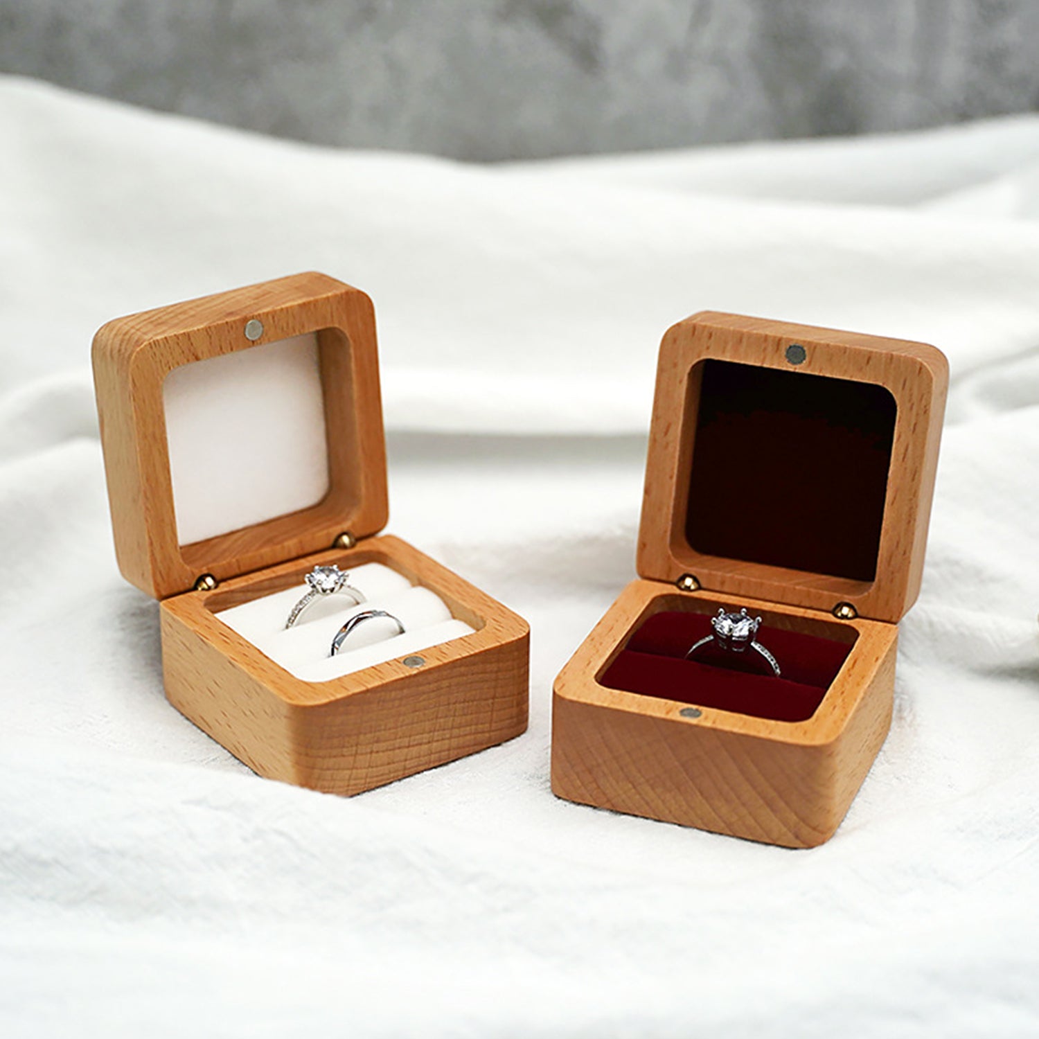 Valencia-Wooden Ring Box Personalized Wedding Gift