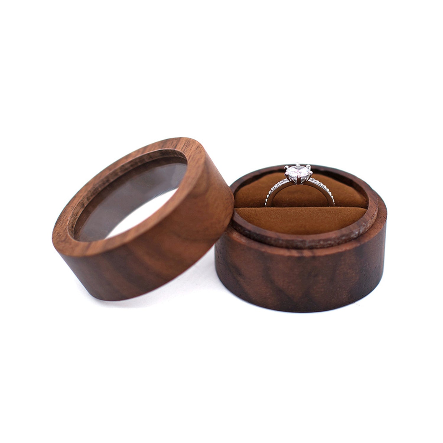 Louise-Wooden Ring Box Personalized Wedding Gift