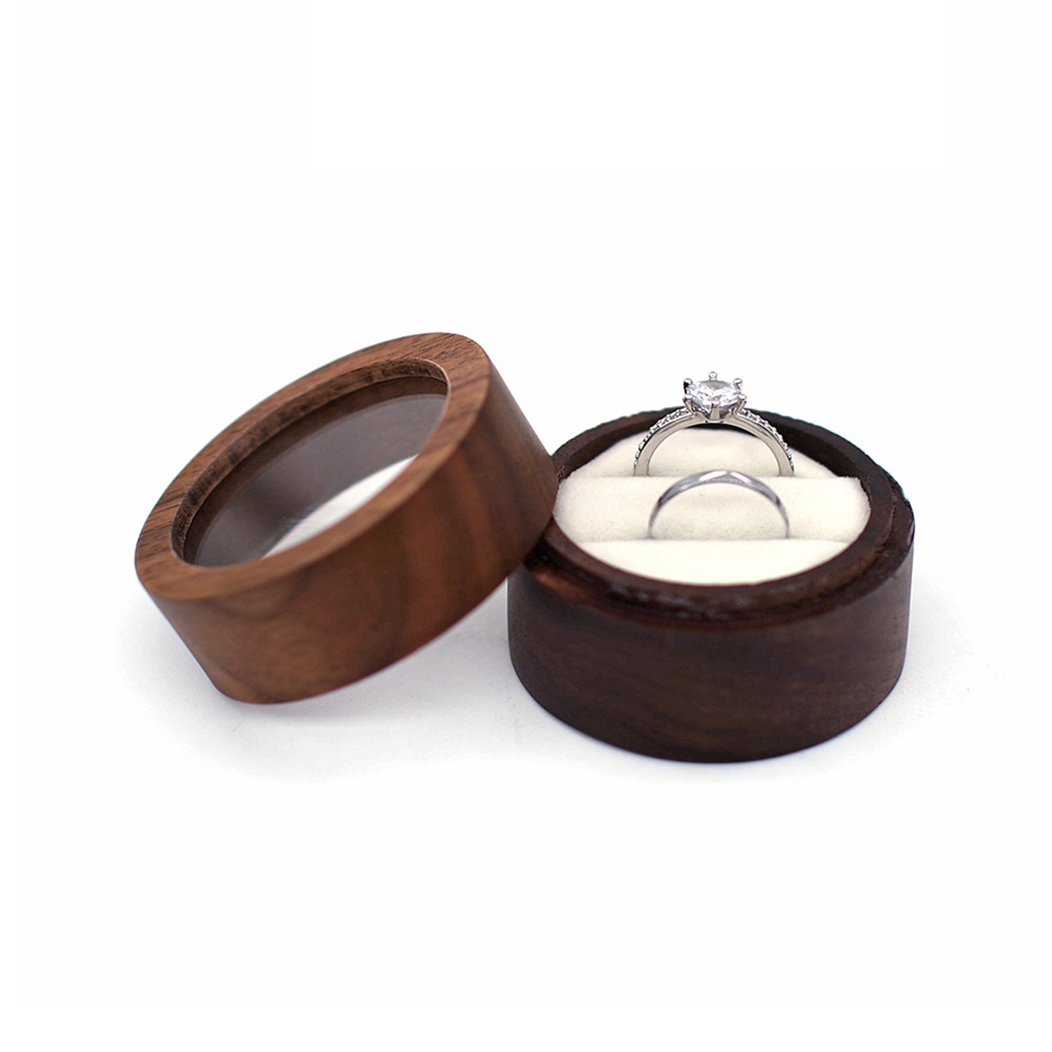 Louise-Wooden Ring Box Personalized Wedding Gift
