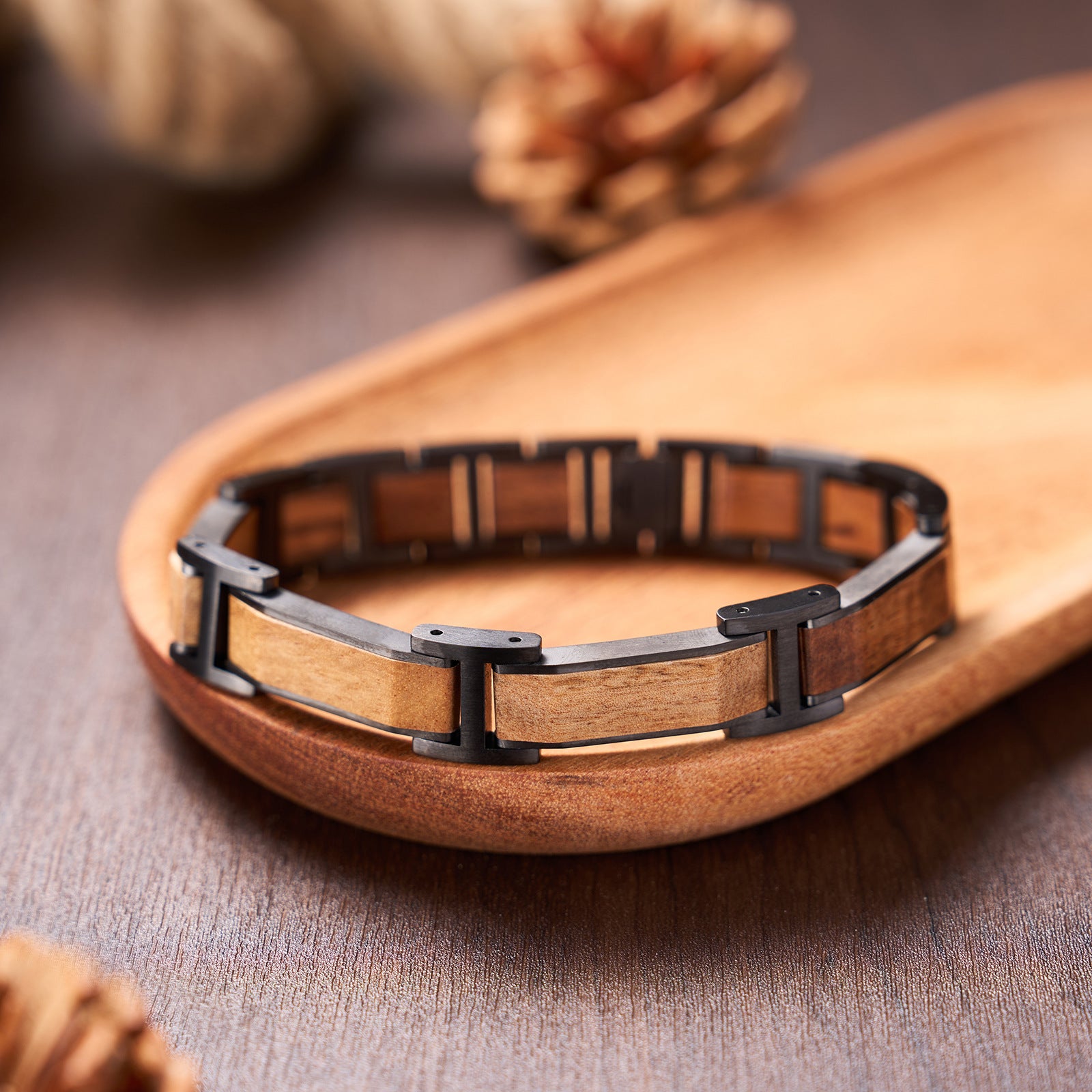 AXIOM - Unisex Wooden Bracelet