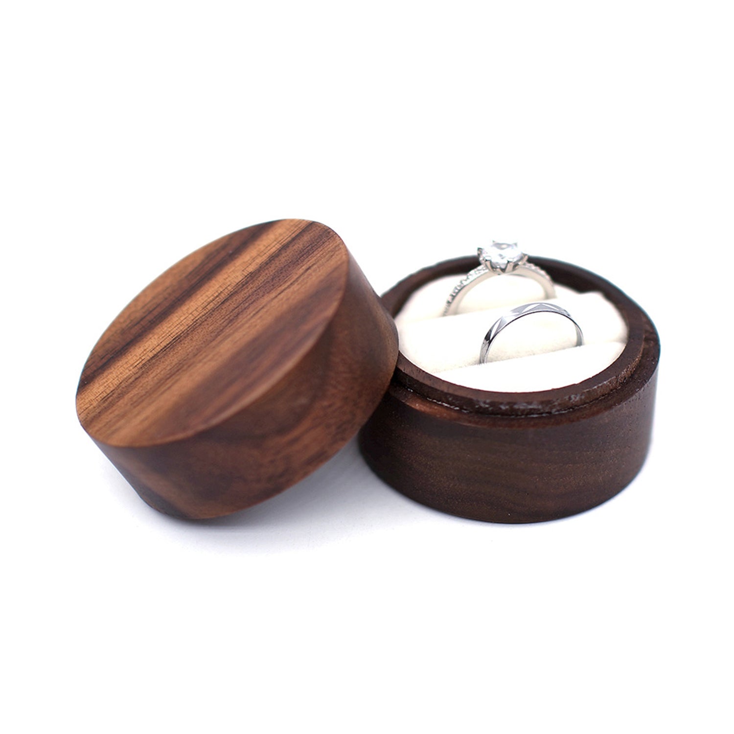 Louise-Wooden Ring Box Personalized Wedding Gift