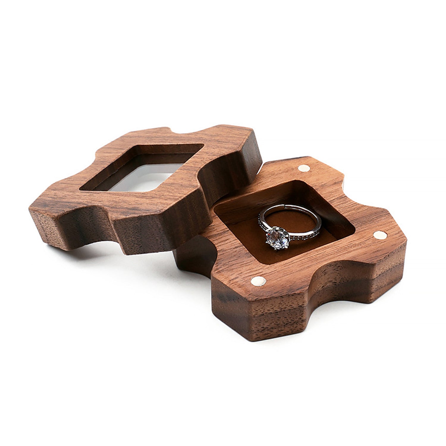Ness-Wooden Ring Box Personalized Wedding Gift