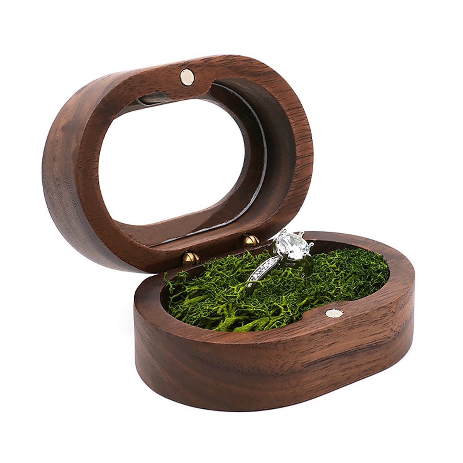 Lawrence-Wooden Ring Box Personalized Wedding Gift