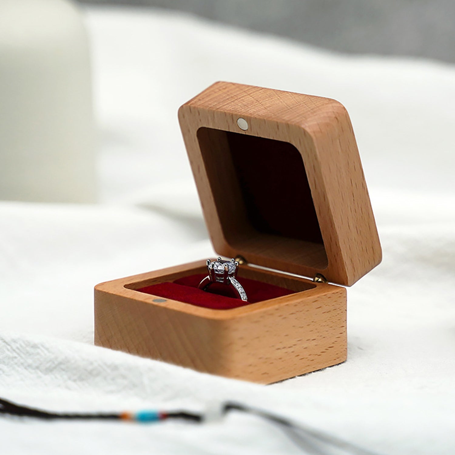 Valencia-Wooden Ring Box Personalized Wedding Gift