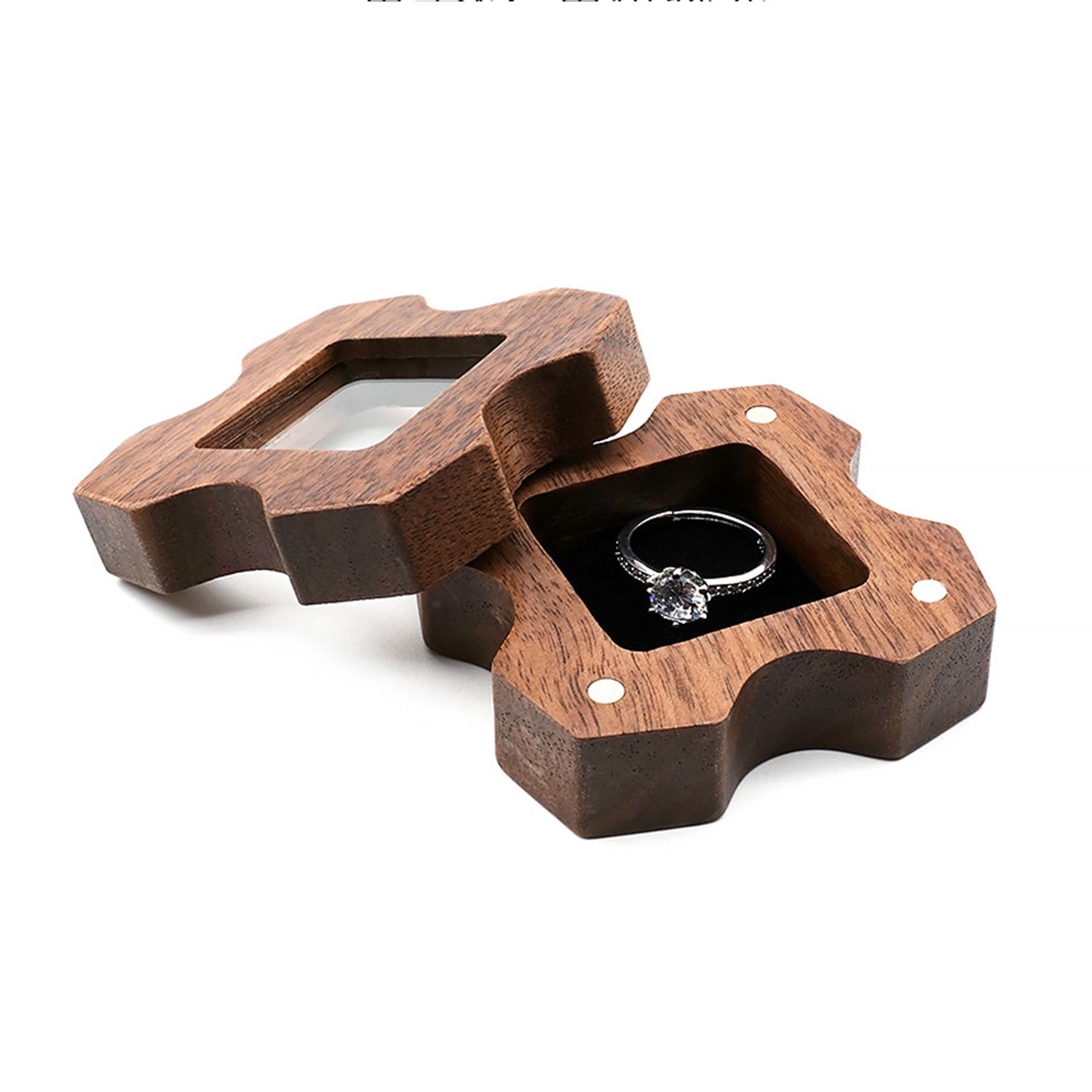 Ness-Wooden Ring Box Personalized Wedding Gift