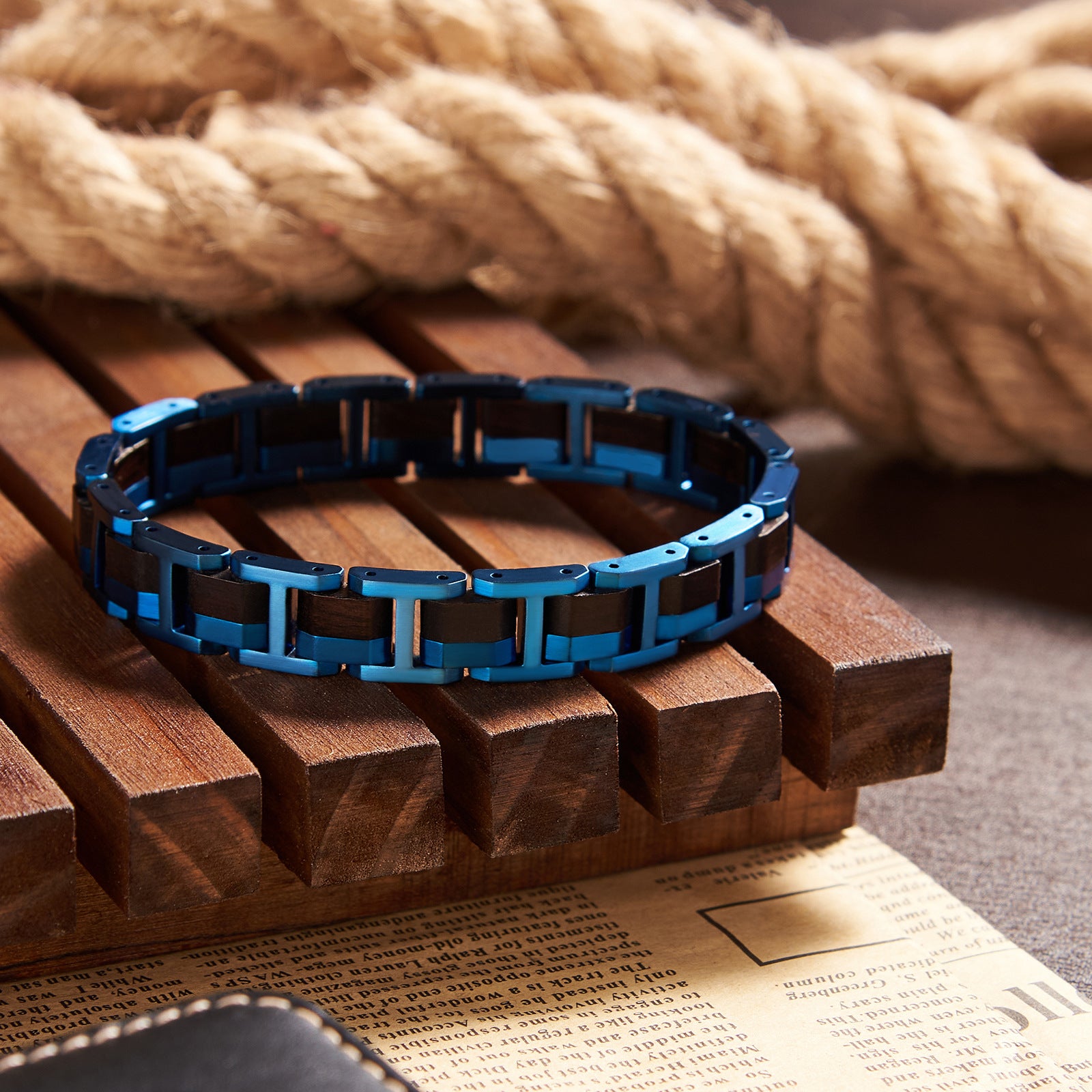 MIDNIGHT - Unisex Wooden Bracelet