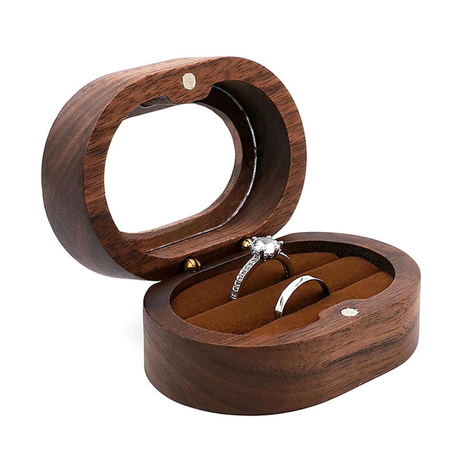 Lawrence-Wooden Ring Box Personalized Wedding Gift