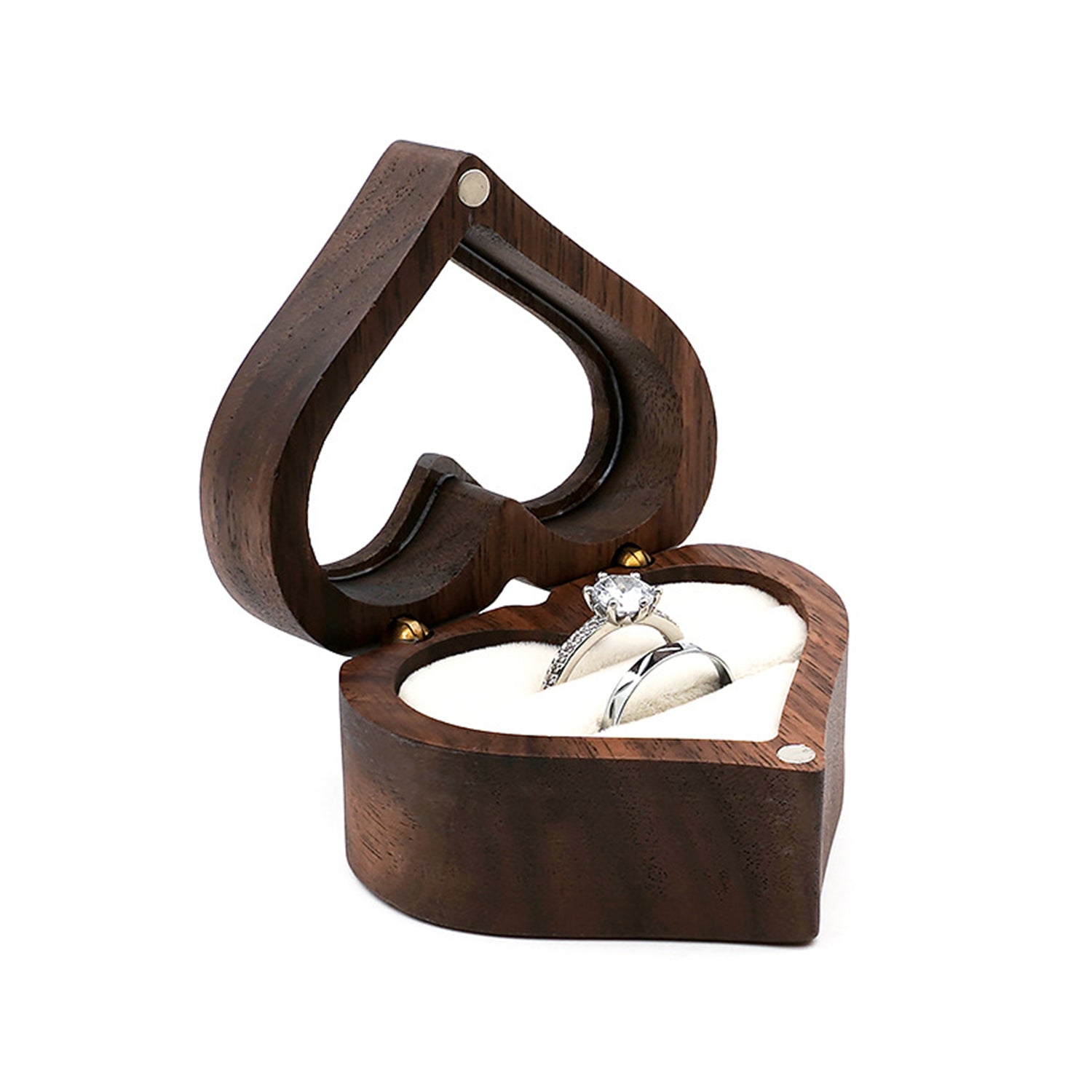 Los Angeles-Wooden Ring Box Personalized Wedding Gift