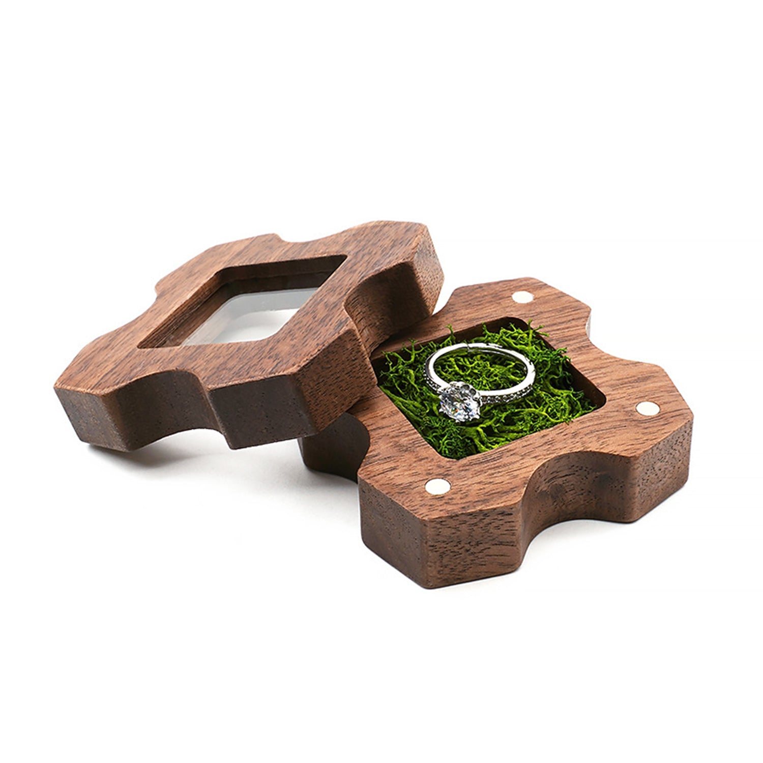 Ness-Wooden Ring Box Personalized Wedding Gift