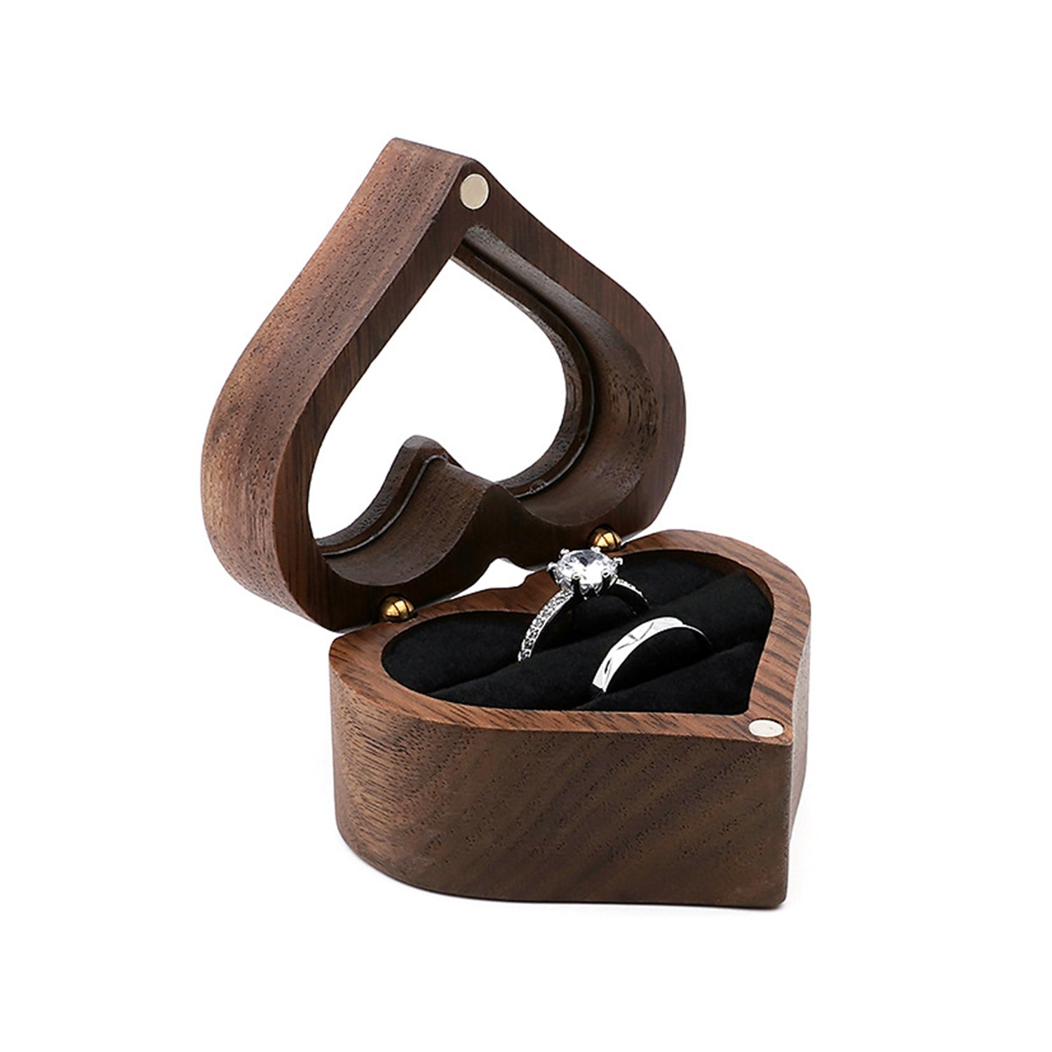 Los Angeles-Wooden Ring Box Personalized Wedding Gift