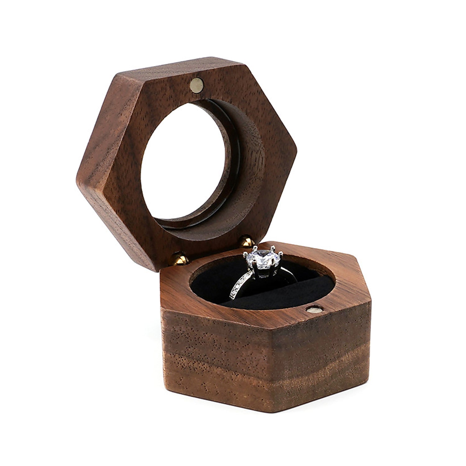 Houston-Wooden Ring Box Personalized Wedding Gift