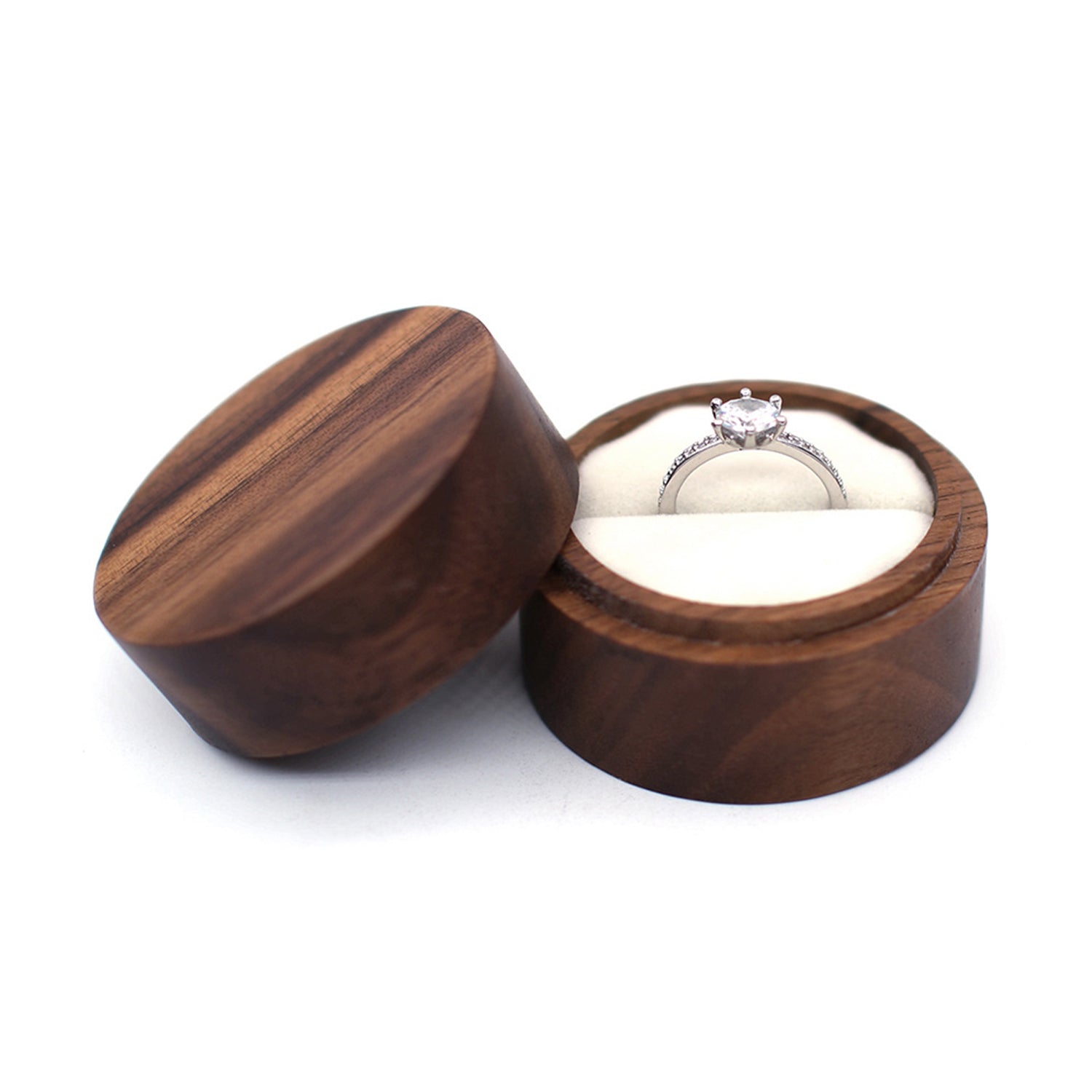 Louise-Wooden Ring Box Personalized Wedding Gift