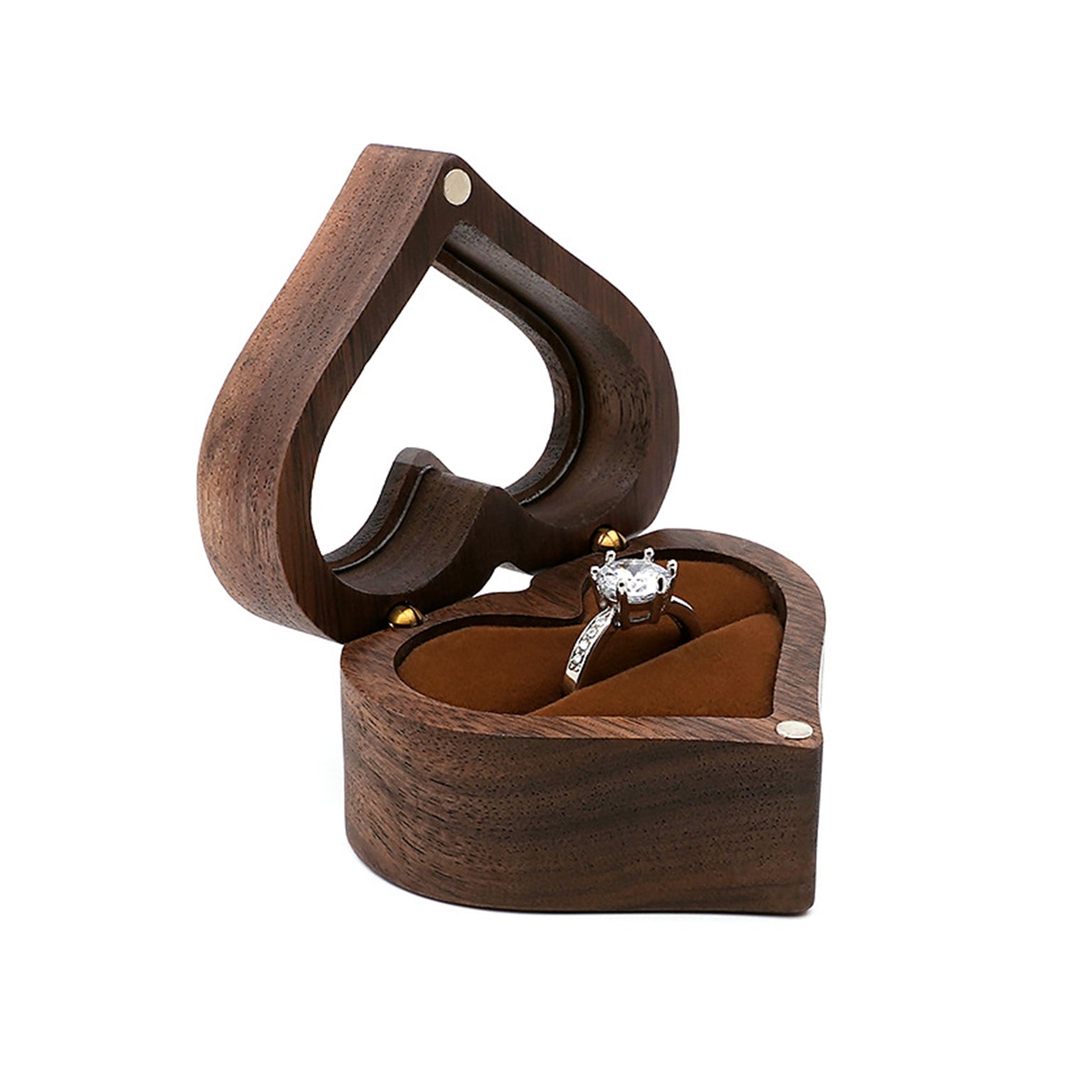 Los Angeles-Wooden Ring Box Personalized Wedding Gift