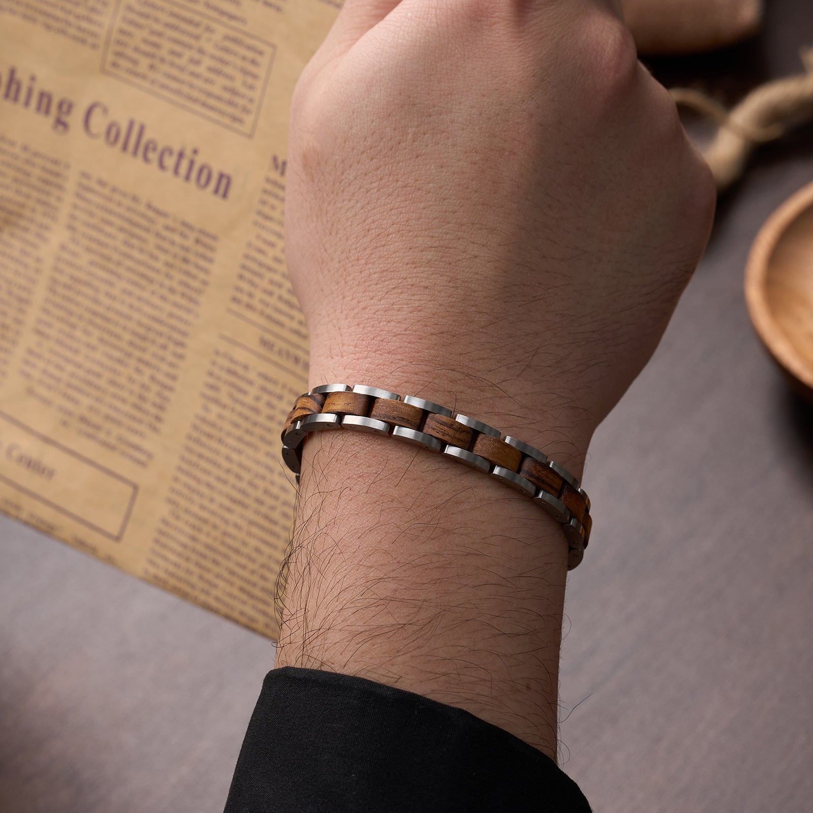 ZEBRANIUM - Unisex Wooden Bracelet