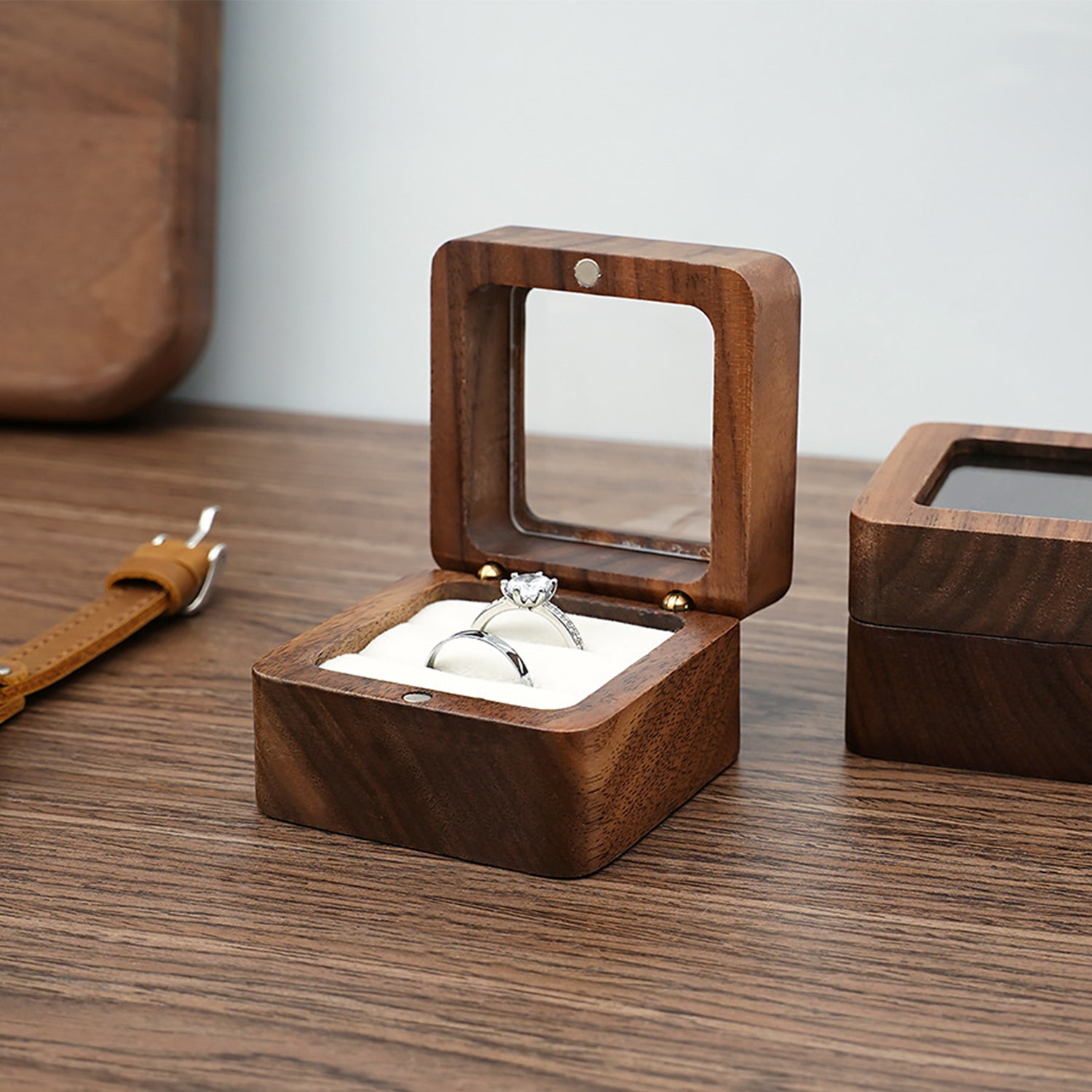 Oriando-Wooden Ring Box Personalized Wedding Gift