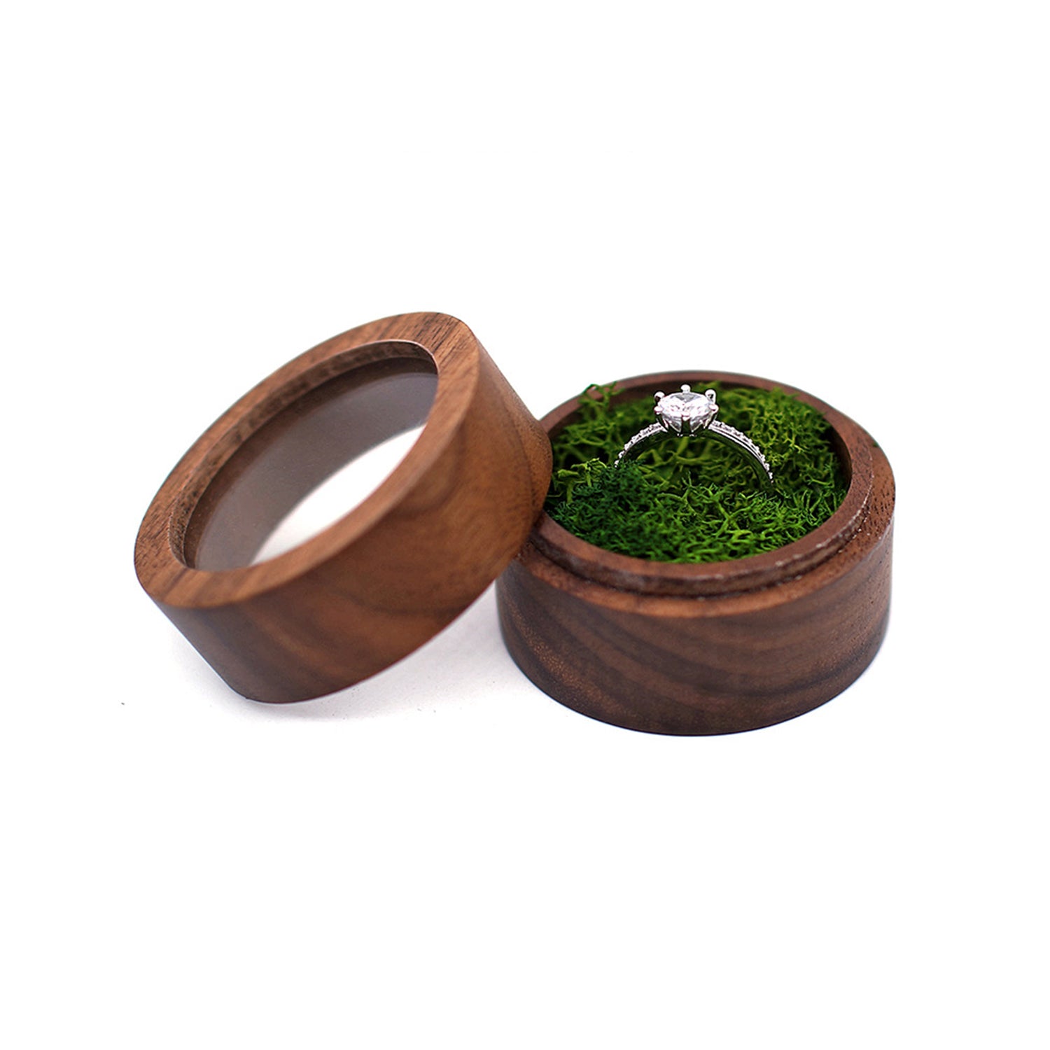 Louise-Wooden Ring Box Personalized Wedding Gift