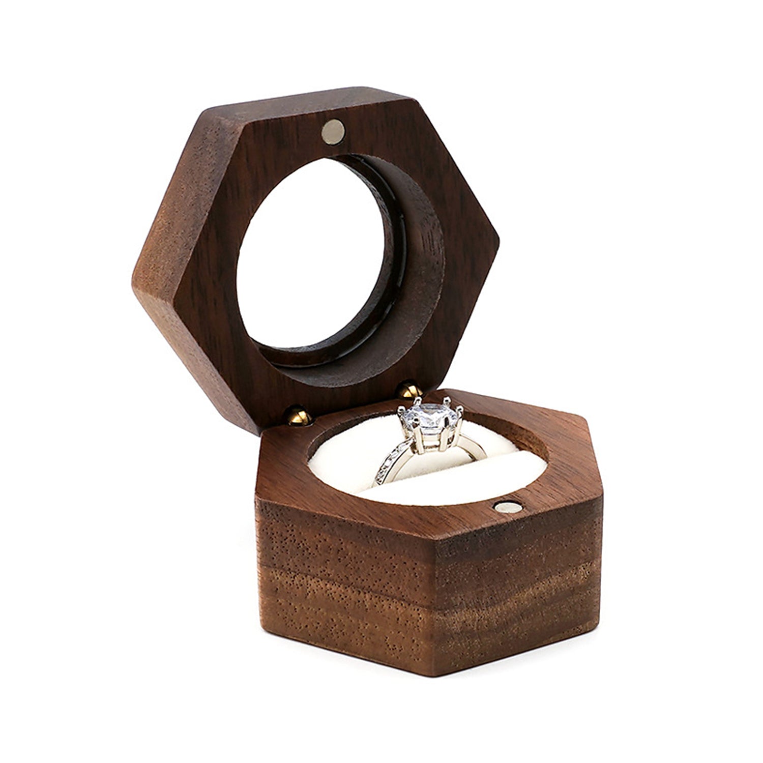 Houston-Wooden Ring Box Personalized Wedding Gift