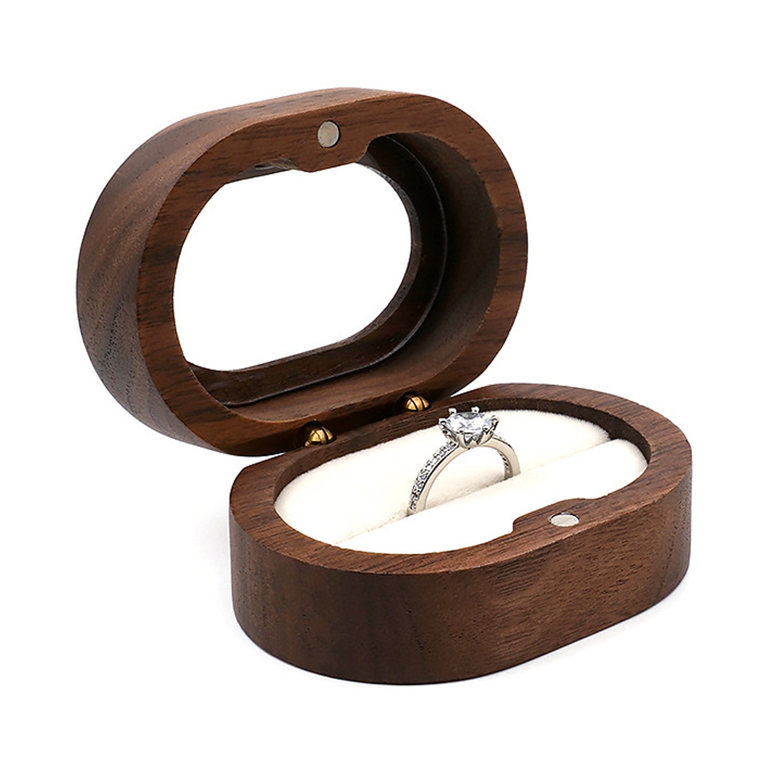 Lawrence-Wooden Ring Box Personalized Wedding Gift