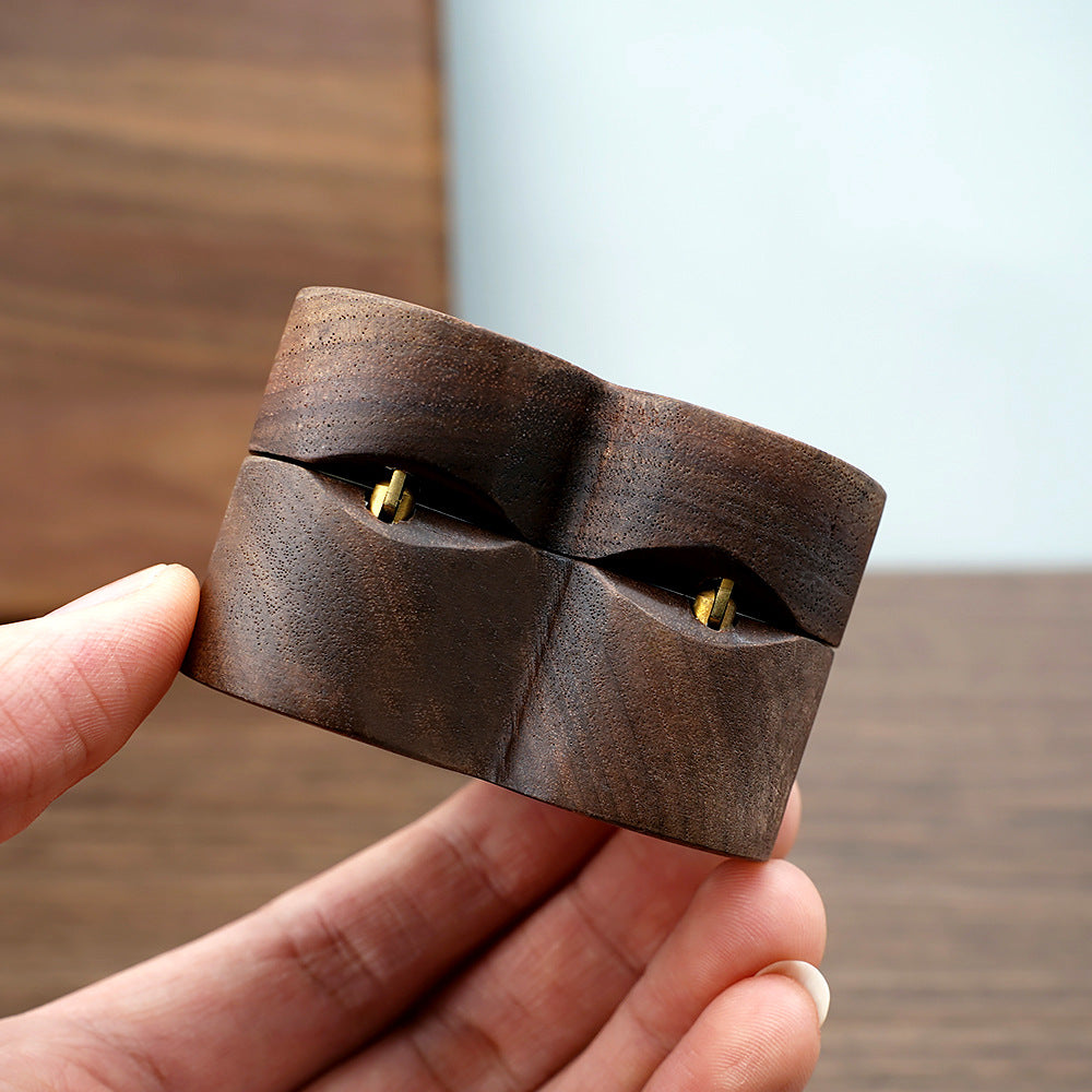 Rottness-Wooden Ring Box Personalized Wedding Gift